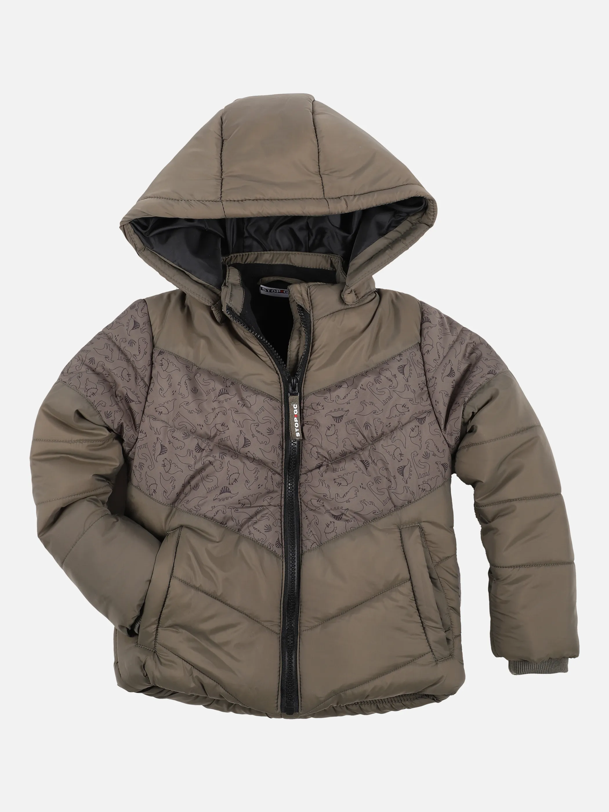 Stop + Go MB gefütterte Jacke in oliv Grün 868484 OLIV 1 Stop + Go MB gefütterte Jacke in oliv Grün 868484 OLIV 1