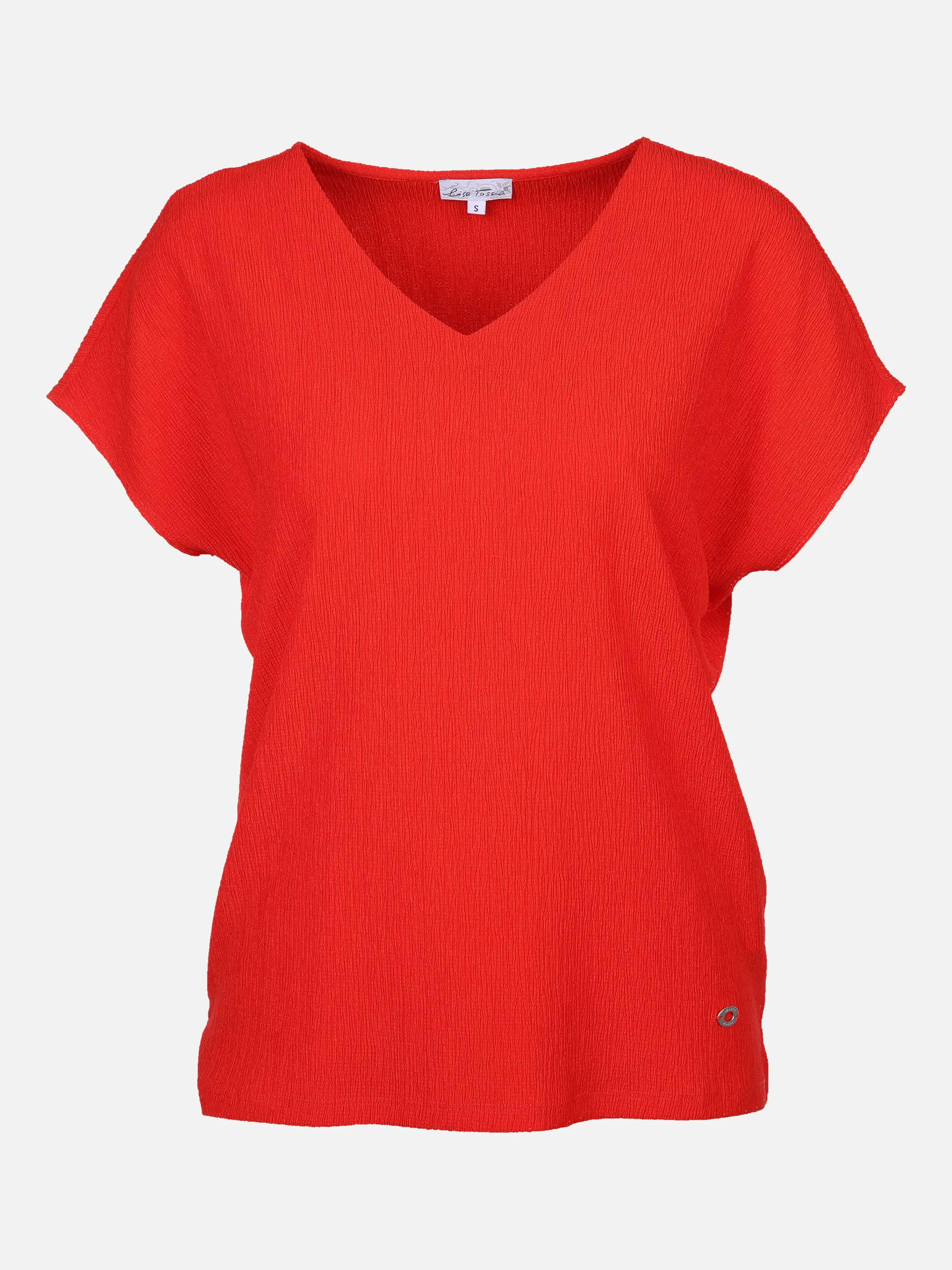 Lisa Tossa Da-T-Shirt mit Crashoptik Rot 873511 FEUERROT 1