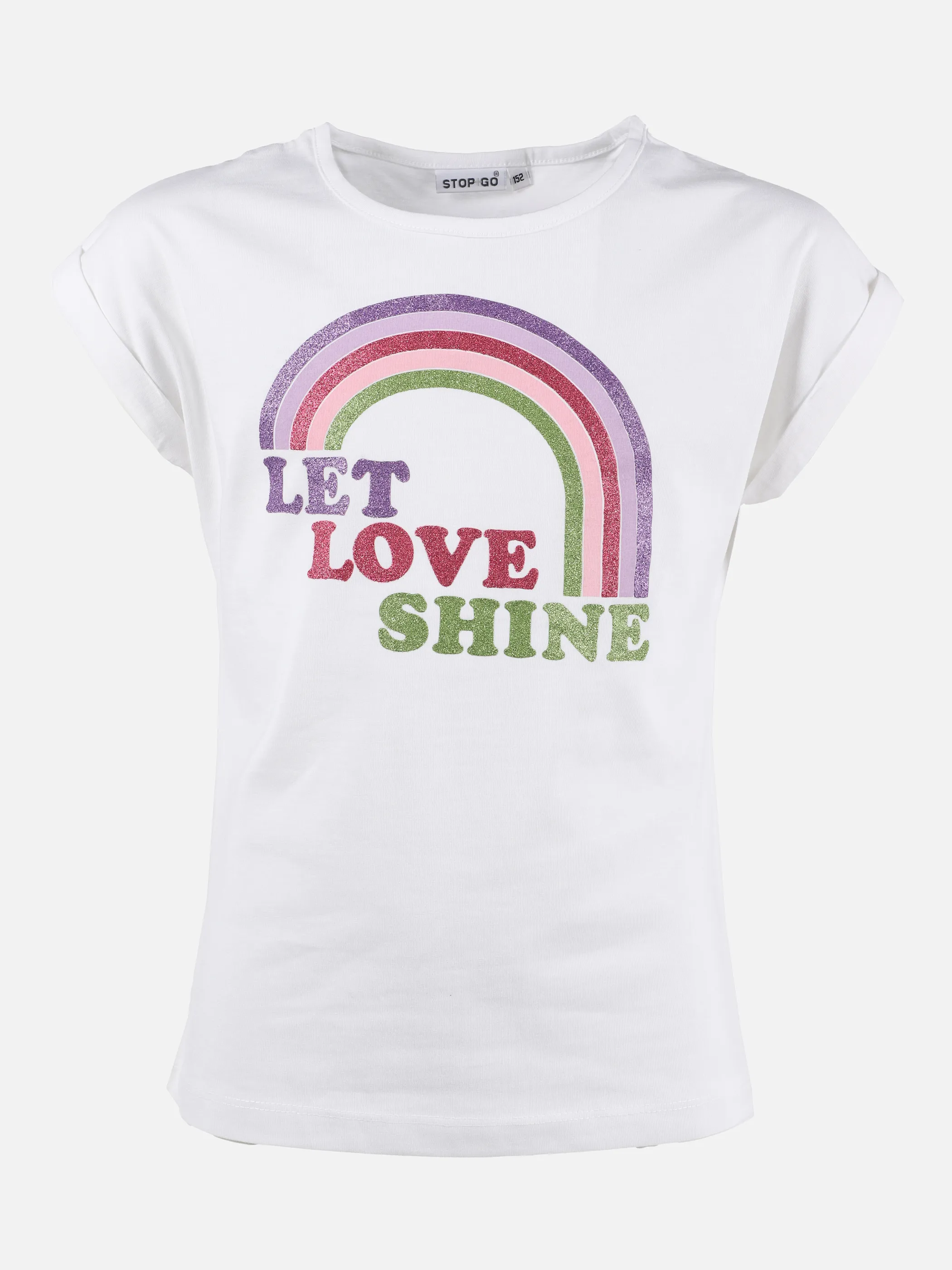 Stop + Go JM TShirt im Rock Style mit Druck Weiß 875569 WHITE 1 Stop + Go JM TShirt im Rock Style mit Druck Weiß 875569 WHITE 1
