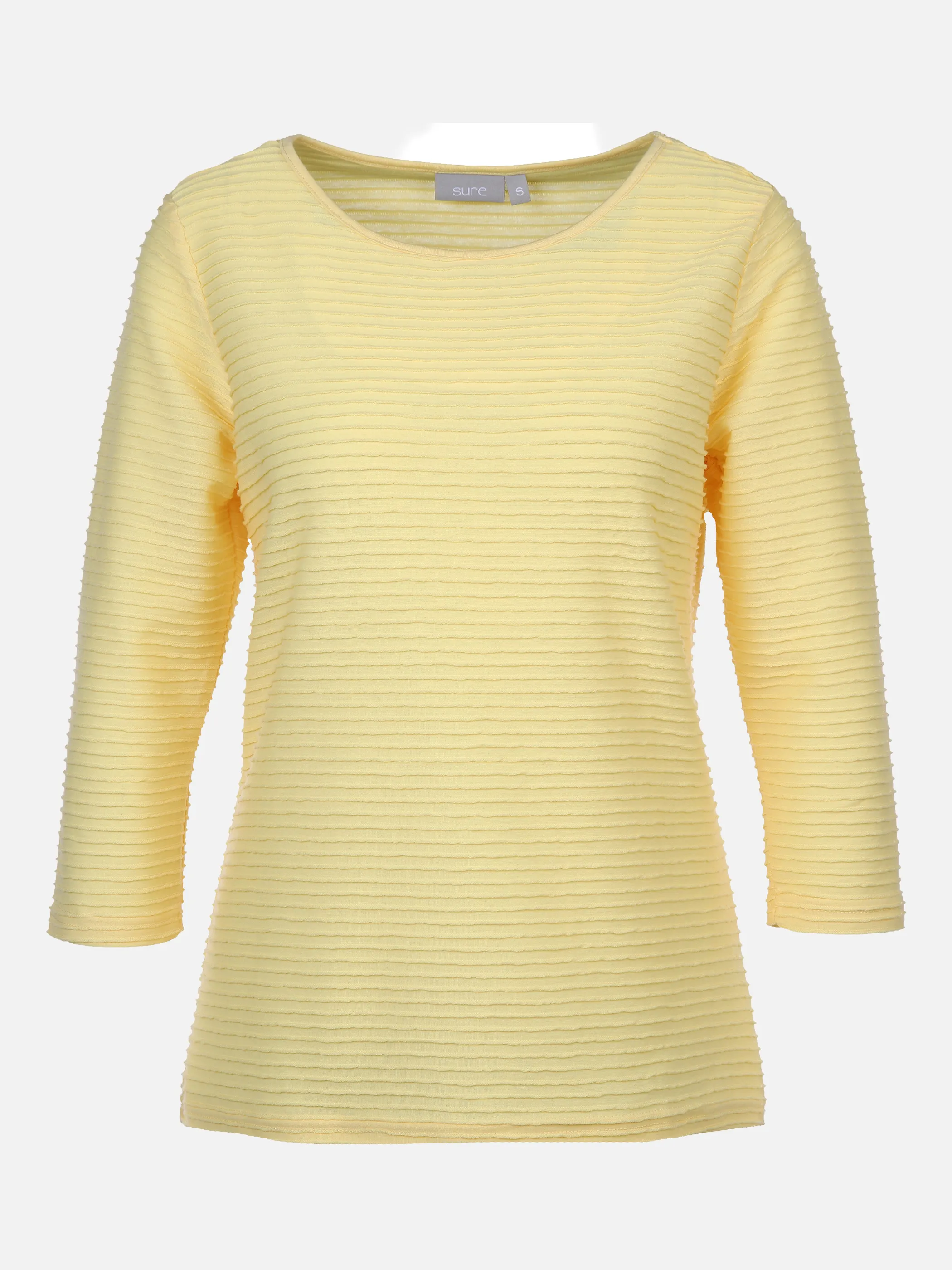 Sure Da-Struktur-Shirt 3/4 Arm Gelb 876274 VANILLE 1 Sure Da-Struktur-Shirt 3/4 Arm Gelb 876274 VANILLE 1
