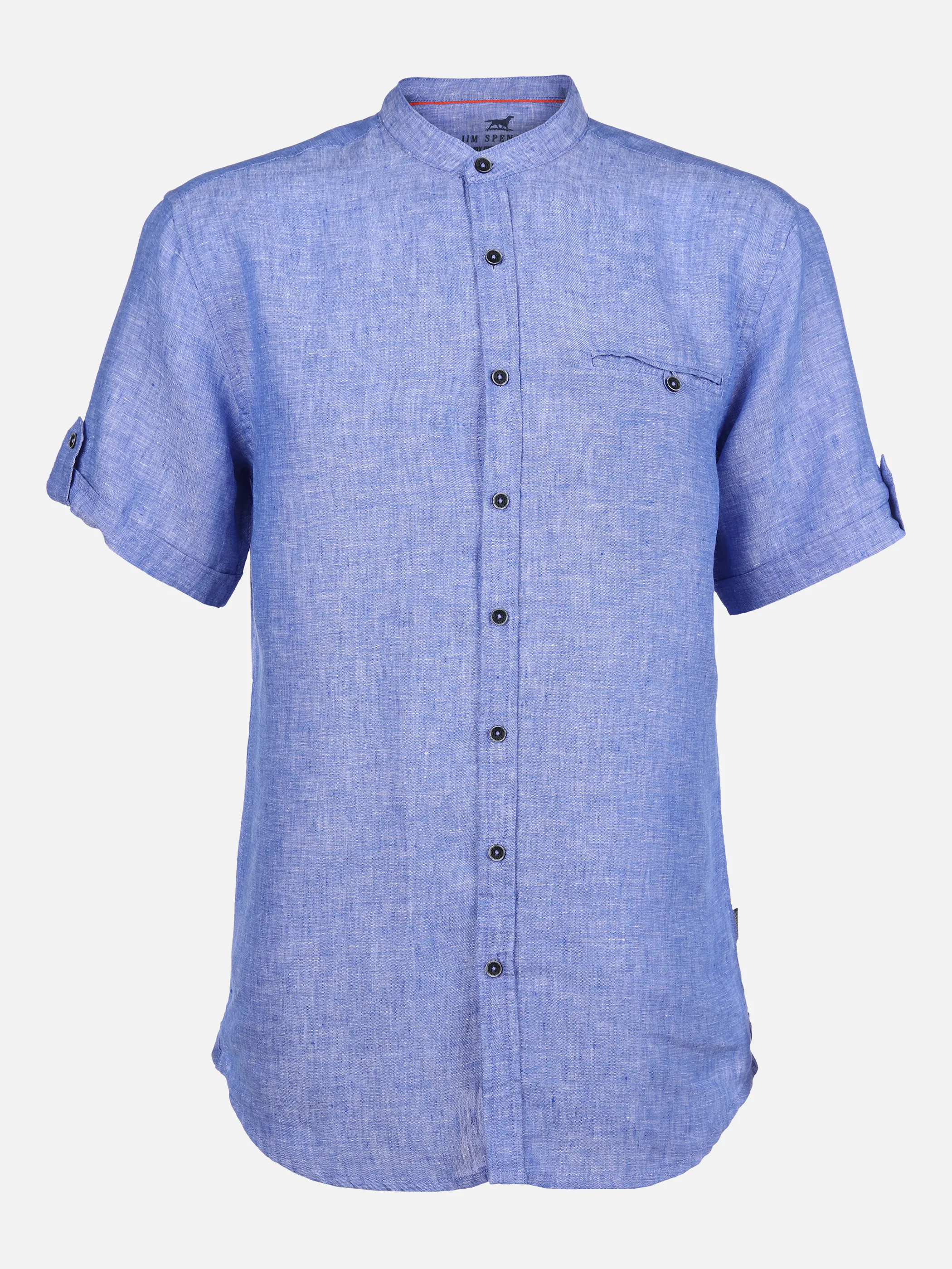 Jim Spencer He. Leinenhemd 1/2 Arm Steh Blau 862780 BLUE 1 Jim Spencer He. Leinenhemd 1/2 Arm Steh Blau 862780 BLUE 1