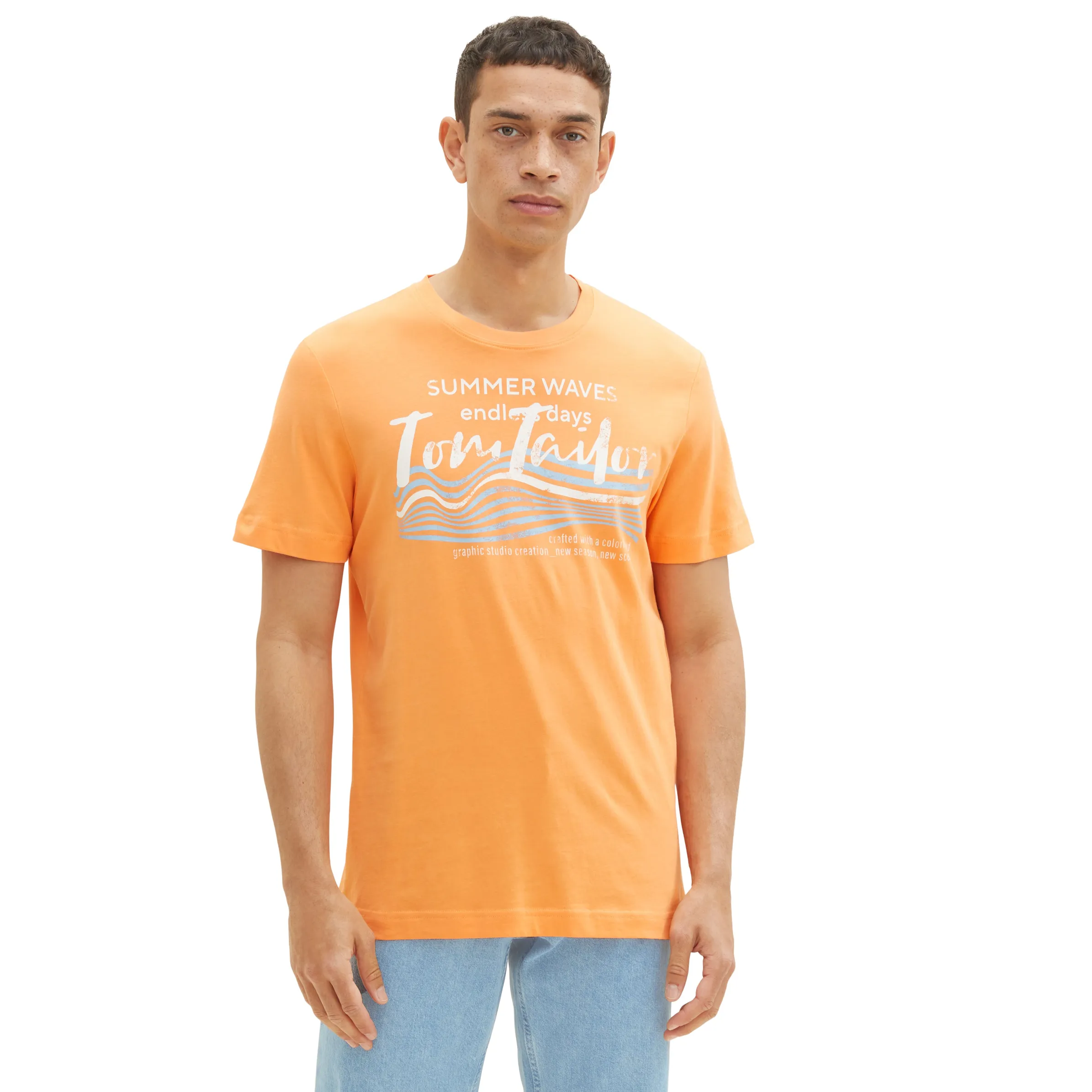 Tom Tailor 1038661 printed t-shirt Orange 880584 22195 2 Tom Tailor 1038661 printed t-shirt Orange 880584 22195 2