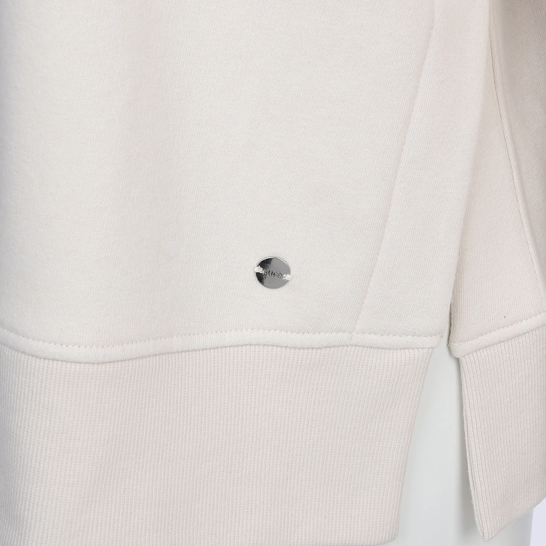 Sure Da-Sweatshirt m. Kapuze 1/1 Arm Beige 880882 SAND 3 Sure Da-Sweatshirt m. Kapuze 1/1 Arm Beige 880882 SAND 3