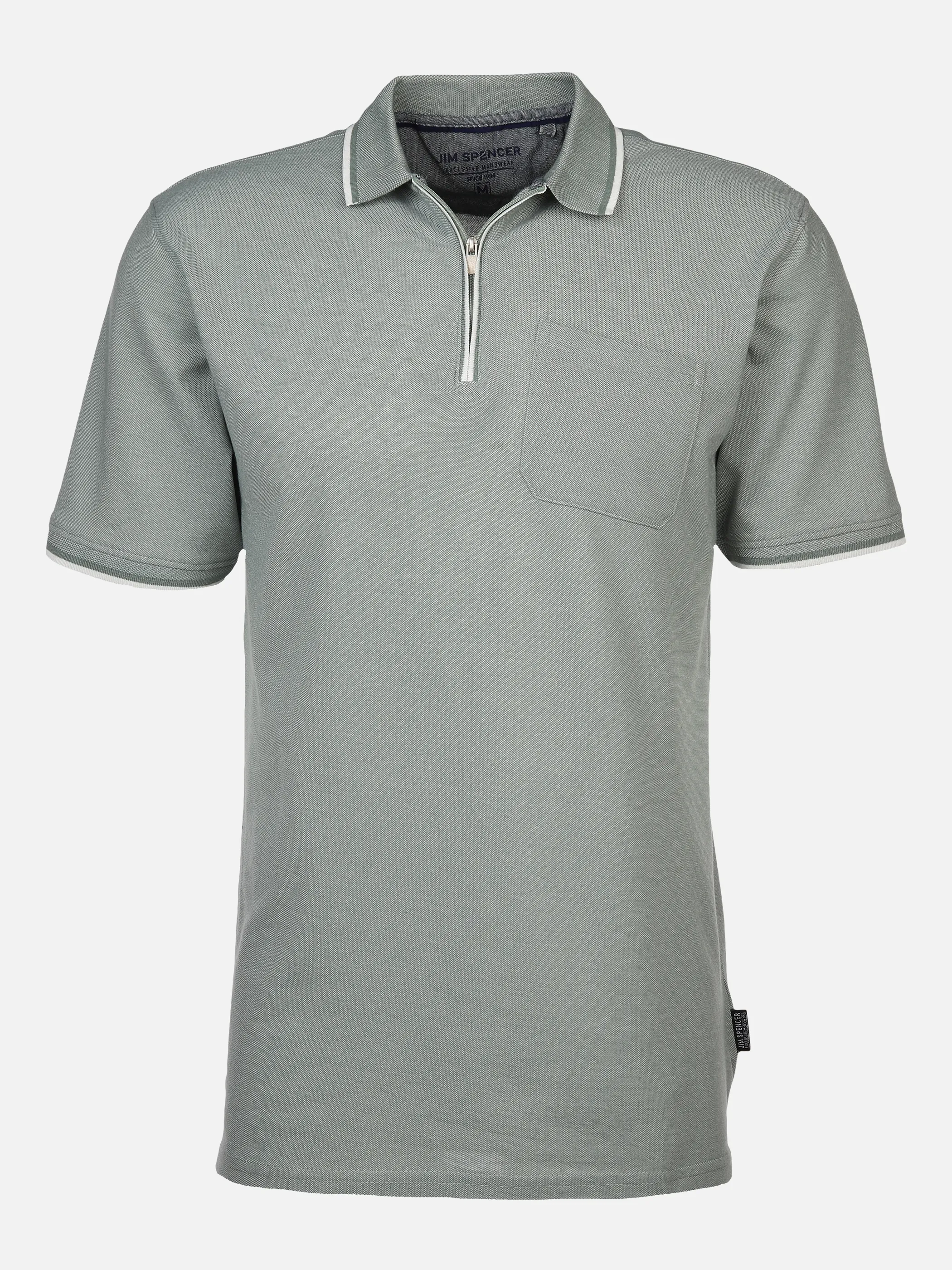 Jim Spencer He. Poloshirt 1/2 Arm twisted RV Grün 873032 MINT 1 Jim Spencer He. Poloshirt 1/2 Arm twisted RV Grün 873032 MINT 1