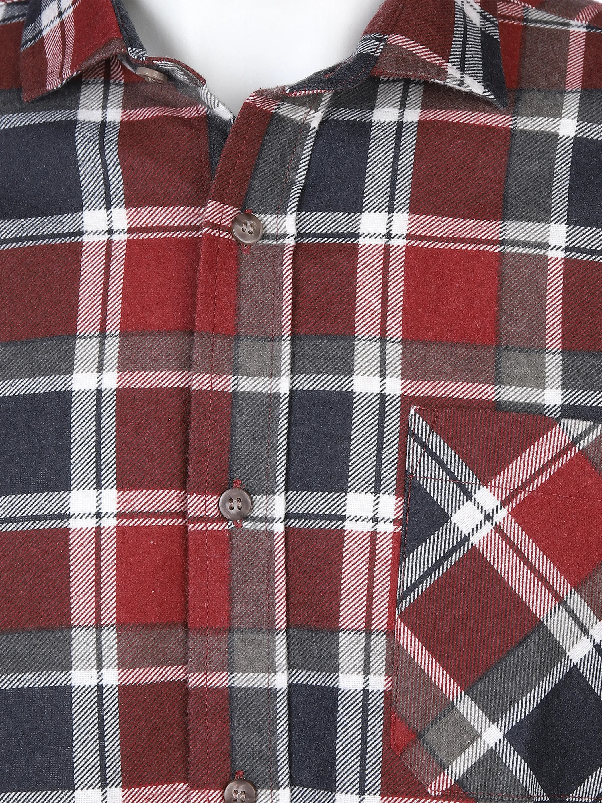 Worker He. Flanellhemd 1/1 Arm Basic Rot 867873 RED/NAVY 3 Worker He. Flanellhemd 1/1 Arm Basic Rot 867873 RED/NAVY 3