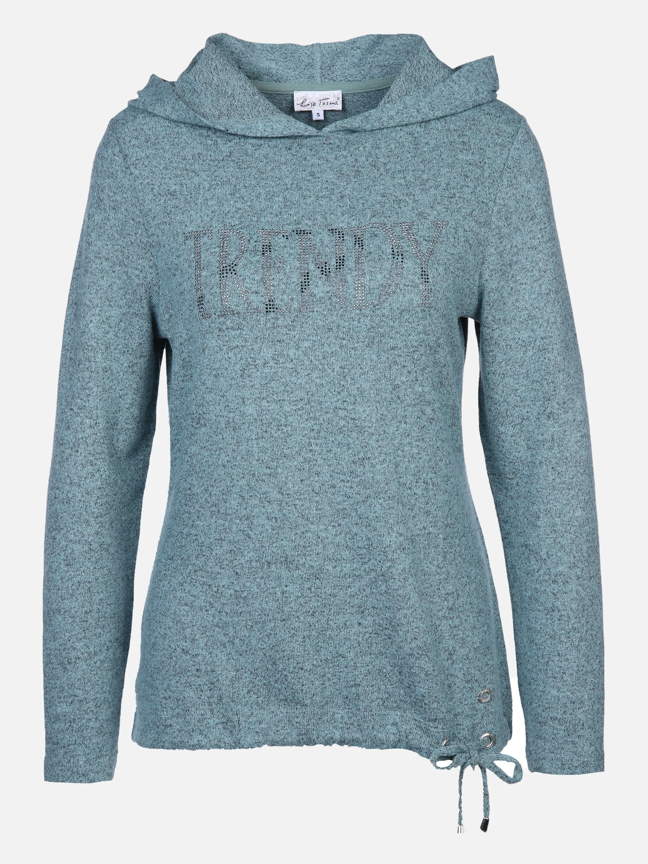 Lisa Tossa Da-Flauschhoodie m.Frontprint Blau 872116 MINZE MEL. 1 Lisa Tossa Da-Flauschhoodie m.Frontprint Blau 872116 MINZE MEL. 1