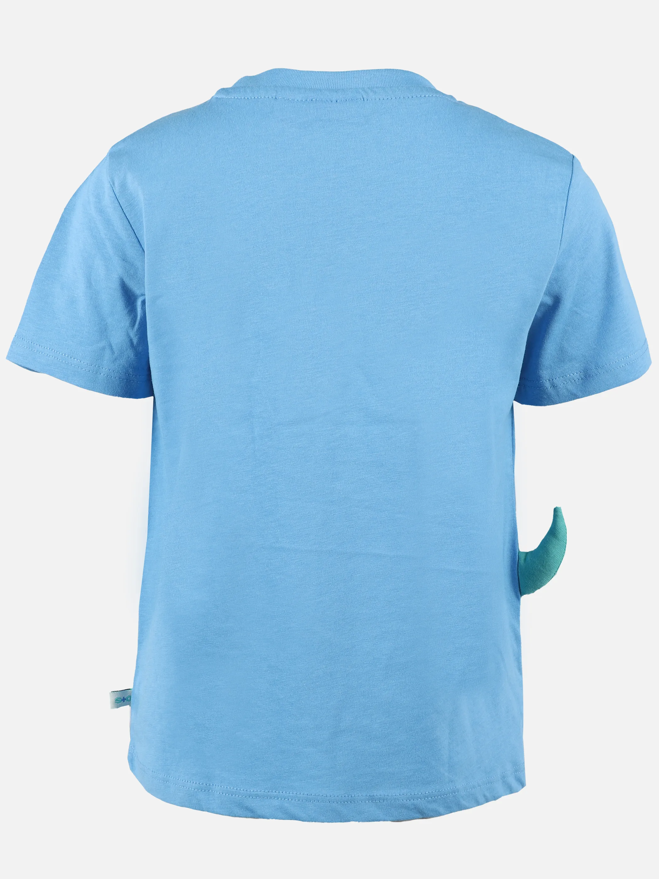 Stop + Go KJ T-Shirt in blau mit Frontdruck und Applik. Blau 891600 BLAU 2
