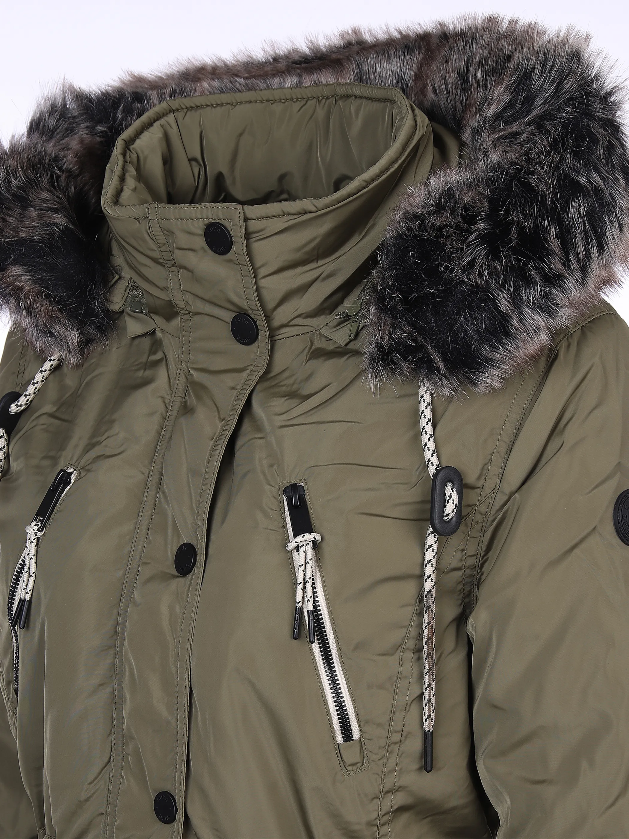 Sure Da-Parka m. Fellimitation Grün 866392 OLIVE 3 Sure Da-Parka m. Fellimitation Grün 866392 OLIVE 3
