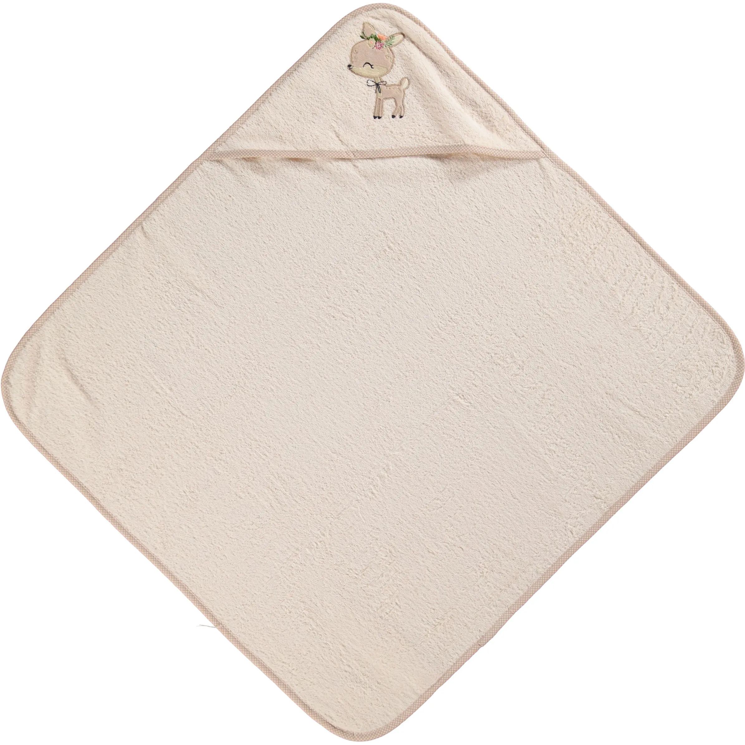 Bubble Gum Baby towel with hood Weiß 799811 BAMBI 1