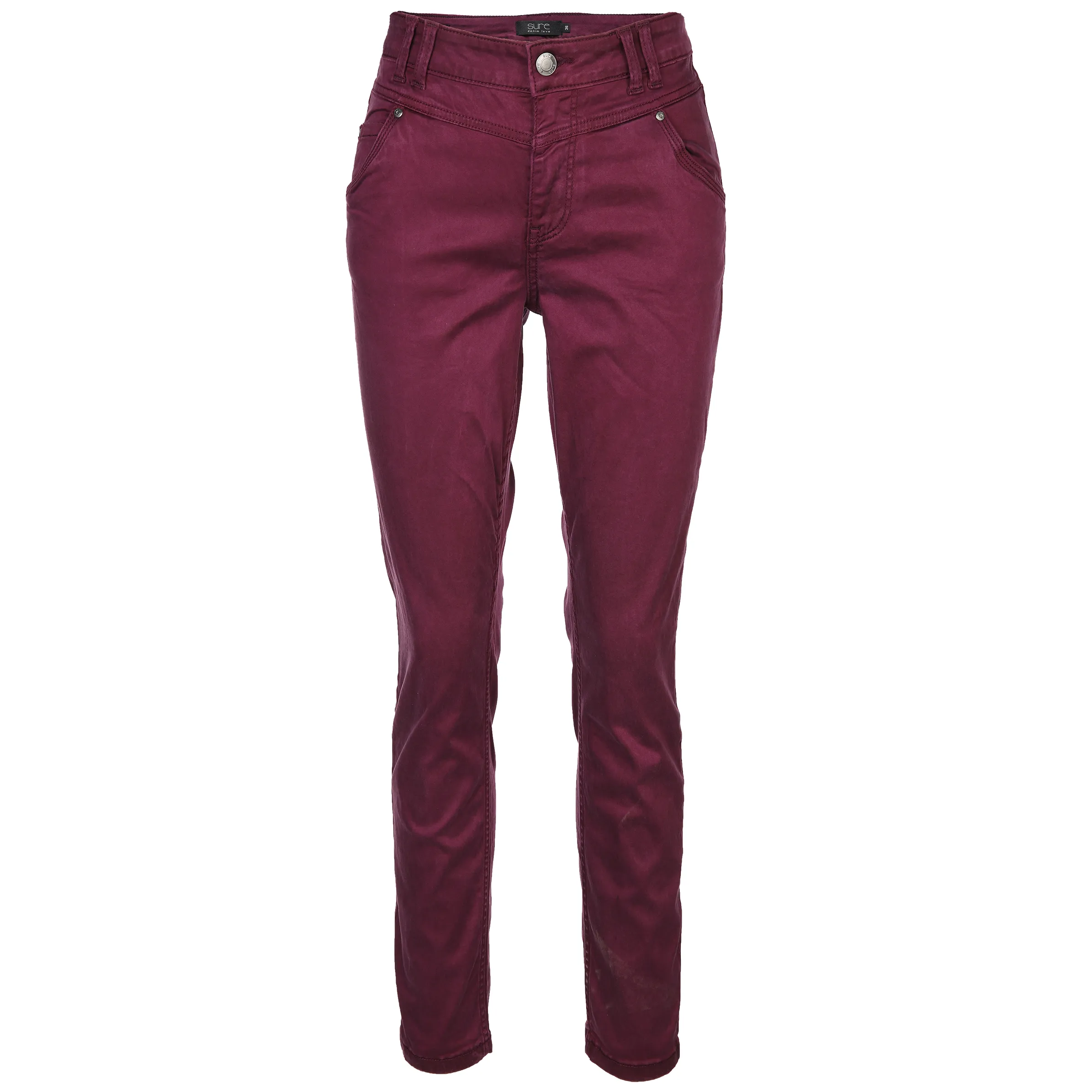 Sure Da-Jeans slimfit Rot 883468 BORDEAUX 1