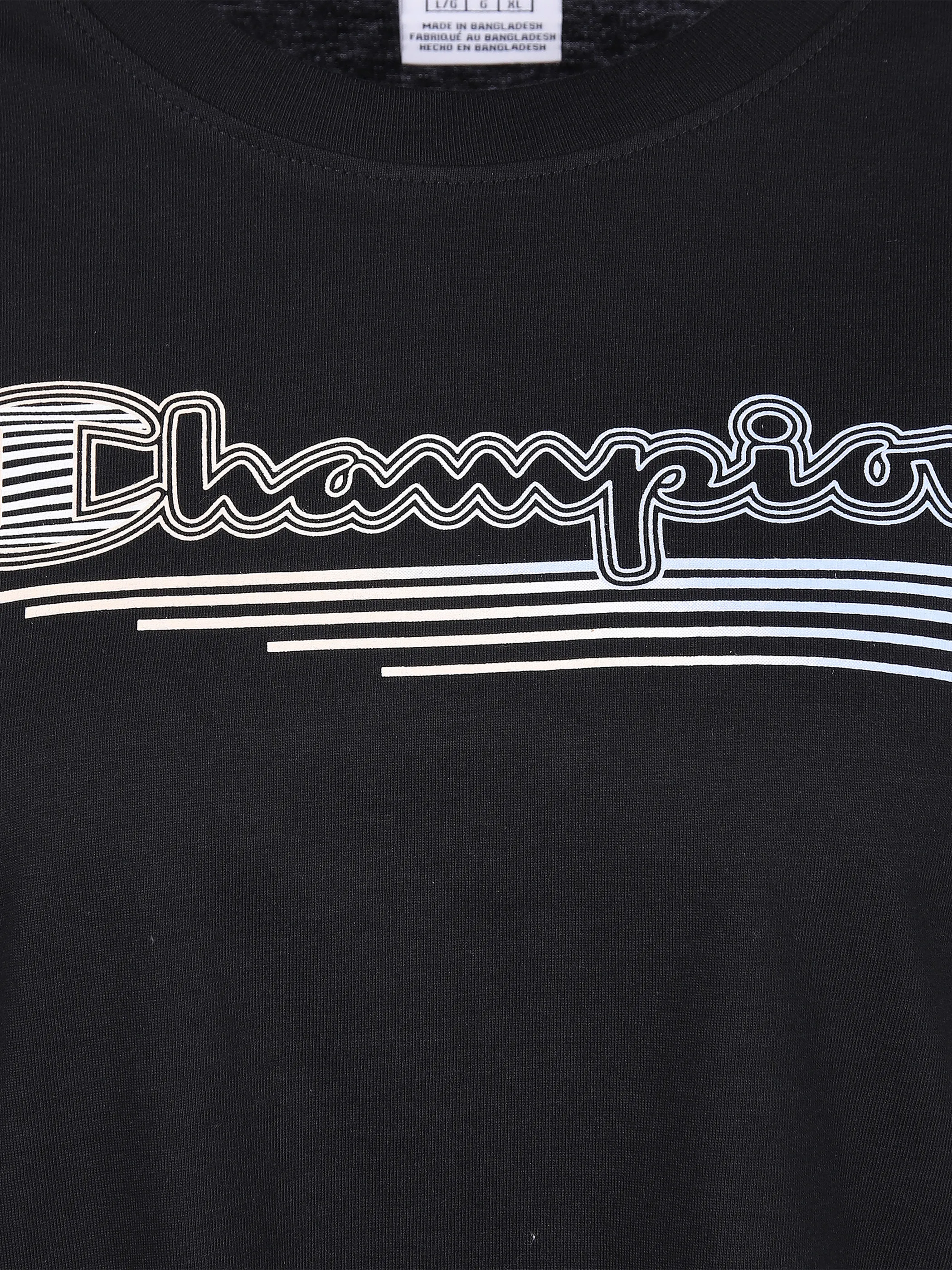Champion 115148 YF-Da-Croptop, Crewneck Schwarz 861241 KK001 NBK 3 Champion 115148 YF-Da-Croptop, Crewneck Schwarz 861241 KK001 NBK 3