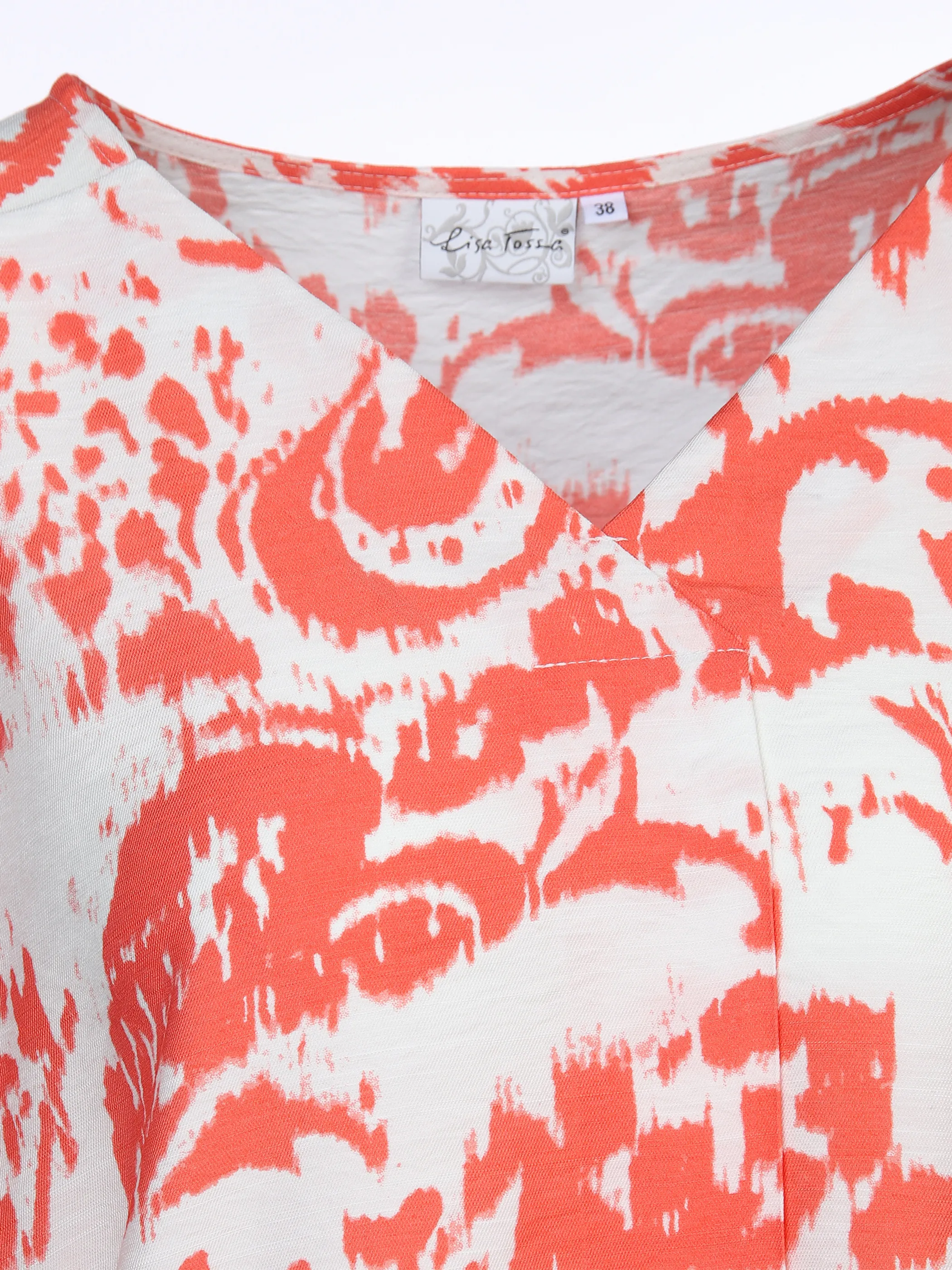 Lisa Tossa Da-Bluse, 1/2 Arm m.AOP Weiß 874338 WEIß GEM 3 Lisa Tossa Da-Bluse, 1/2 Arm m.AOP Weiß 874338 WEIß GEM 3
