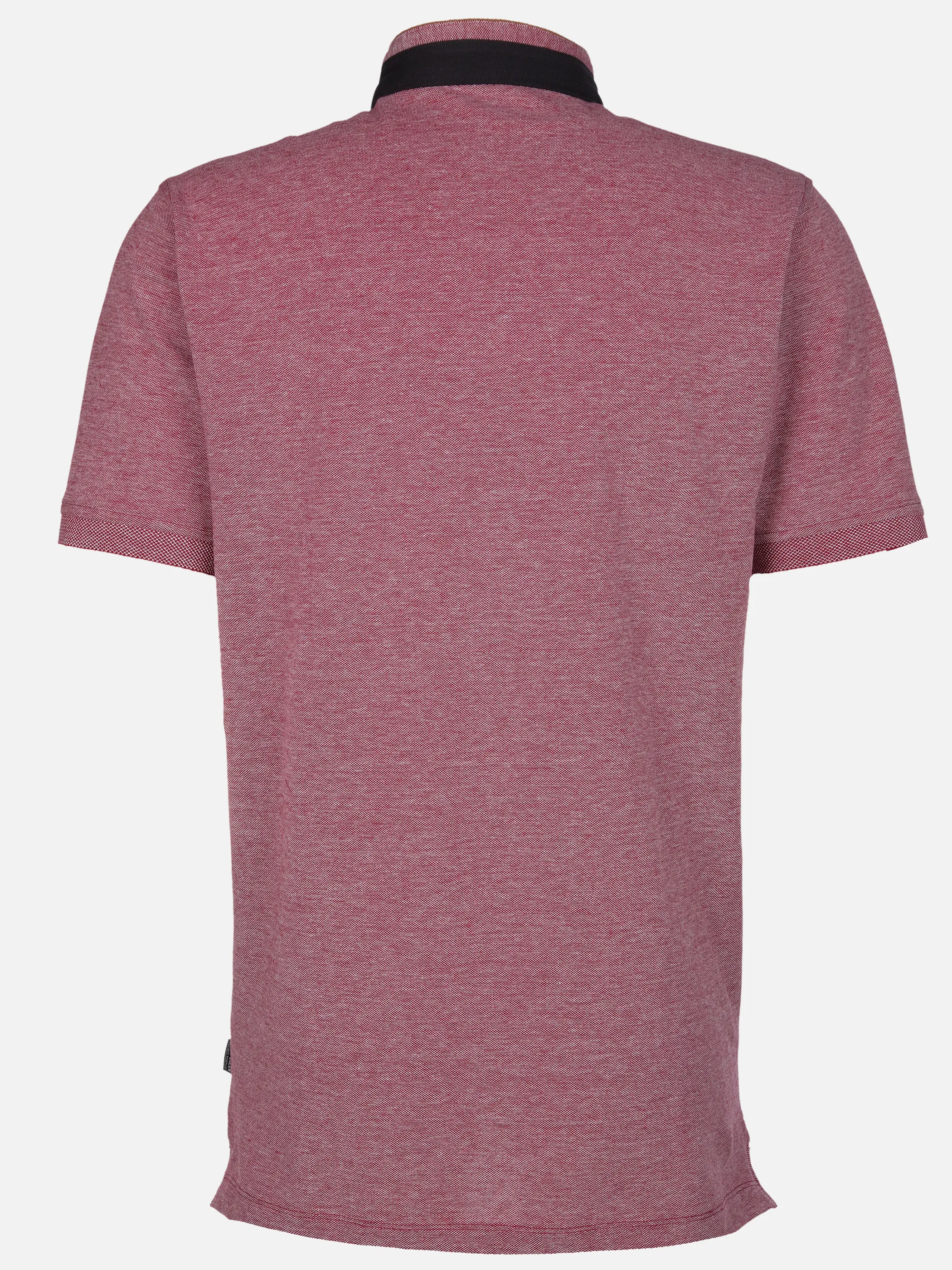 Jim Spencer He. Stehkragenshirt 1/2 Arm twisted Rot 906251 BERRY 2