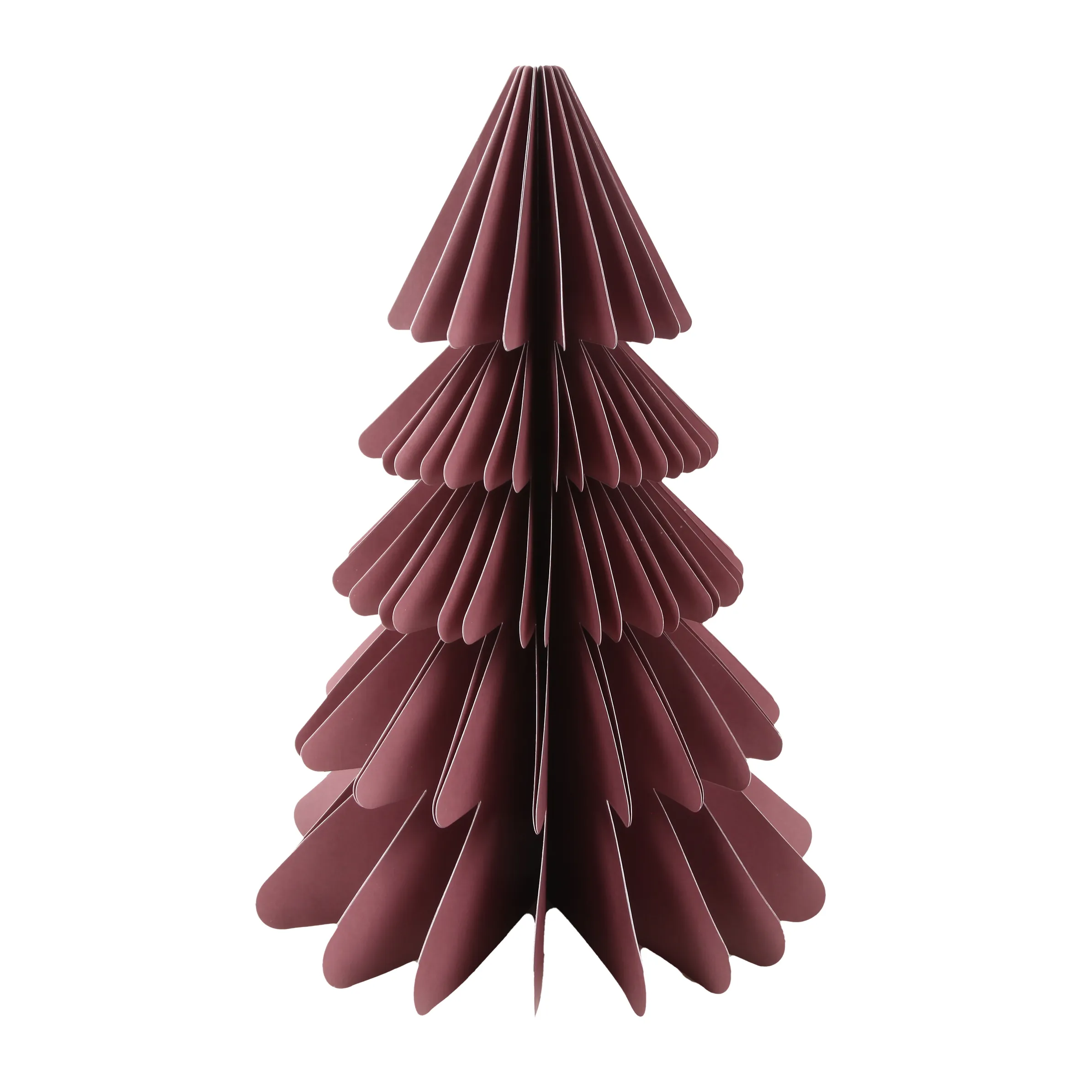 Weihnachten Papier Weihnachtsbaum 30cm mit Rot 886627 BORDEAUX 1
