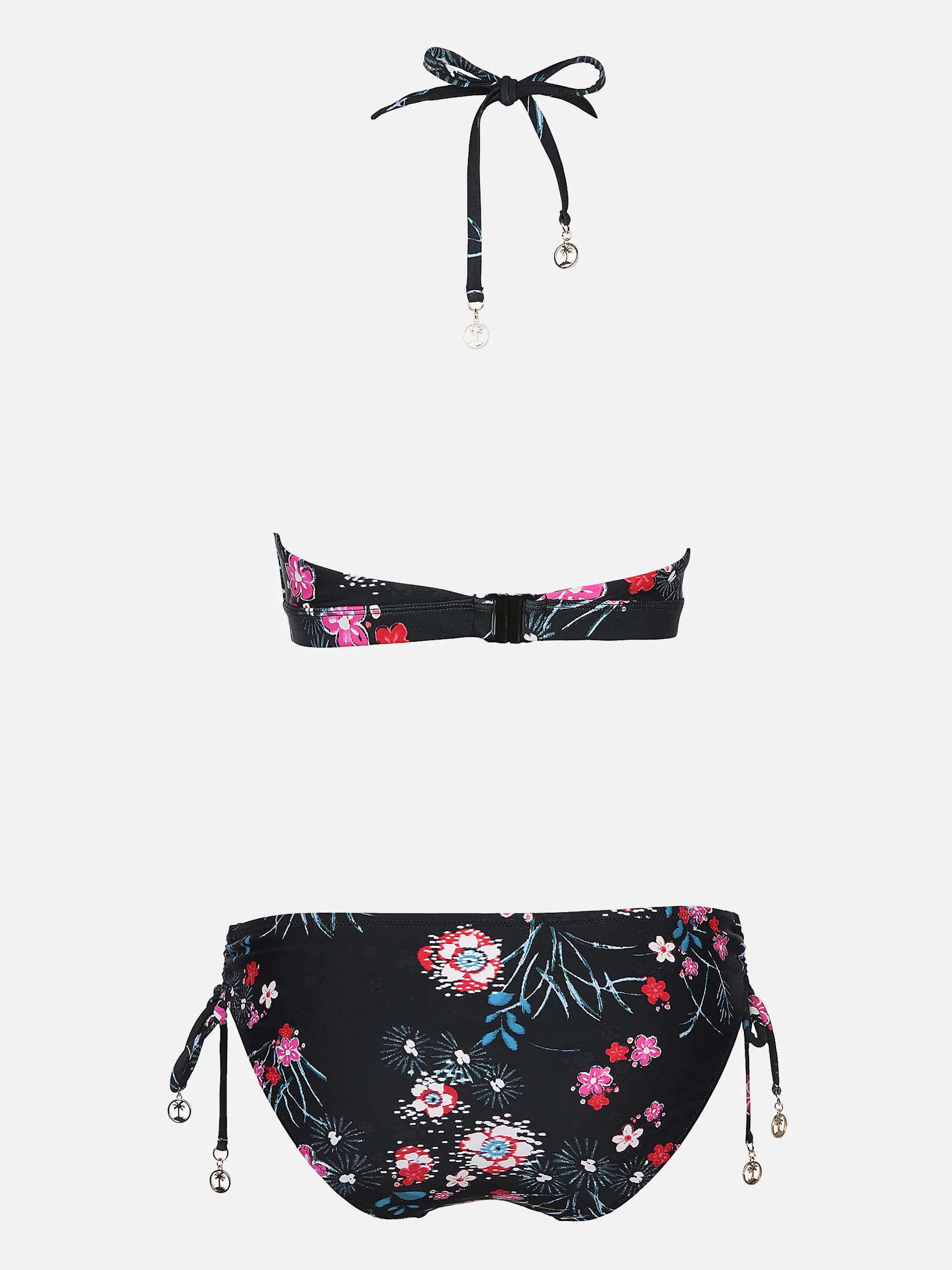 Grinario Sports Da-Bikini-Set mit Druck Schwarz 876927 BLACK 2 Grinario Sports Da-Bikini-Set mit Druck Schwarz 876927 BLACK 2