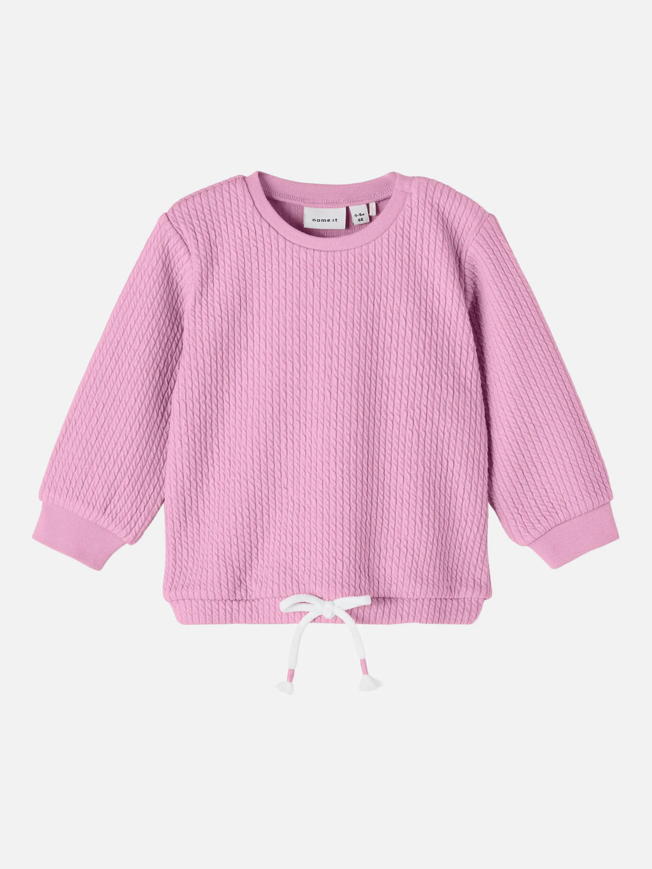 name it 13191663 NBFLILI LS SWEAT UNB Rosa 853905 278078 1