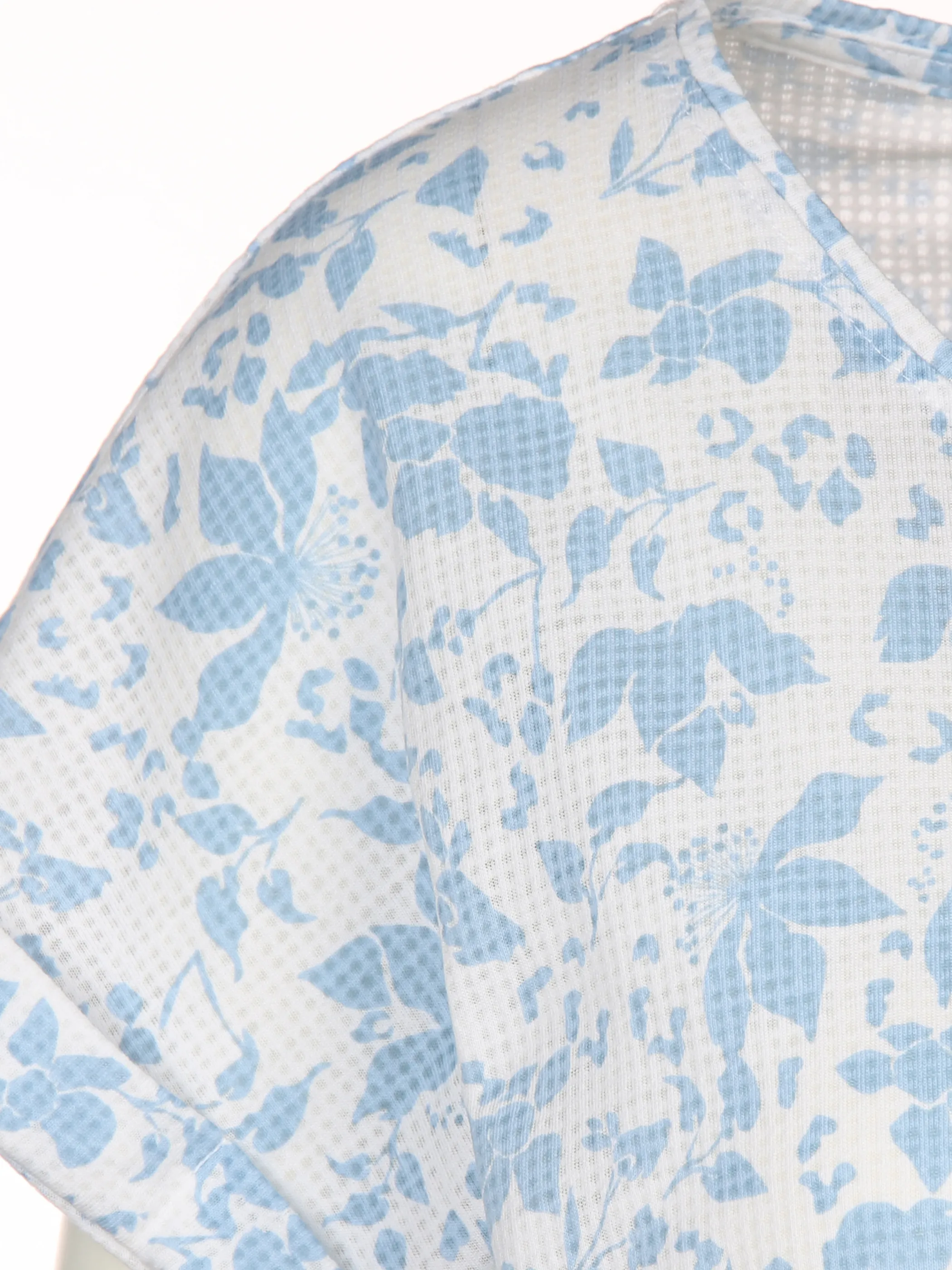 Sure Da-Alloverprintshirt m.Rundhal Blau 873371 BLEU GEM 3 Sure Da-Alloverprintshirt m.Rundhal Blau 873371 BLEU GEM 3