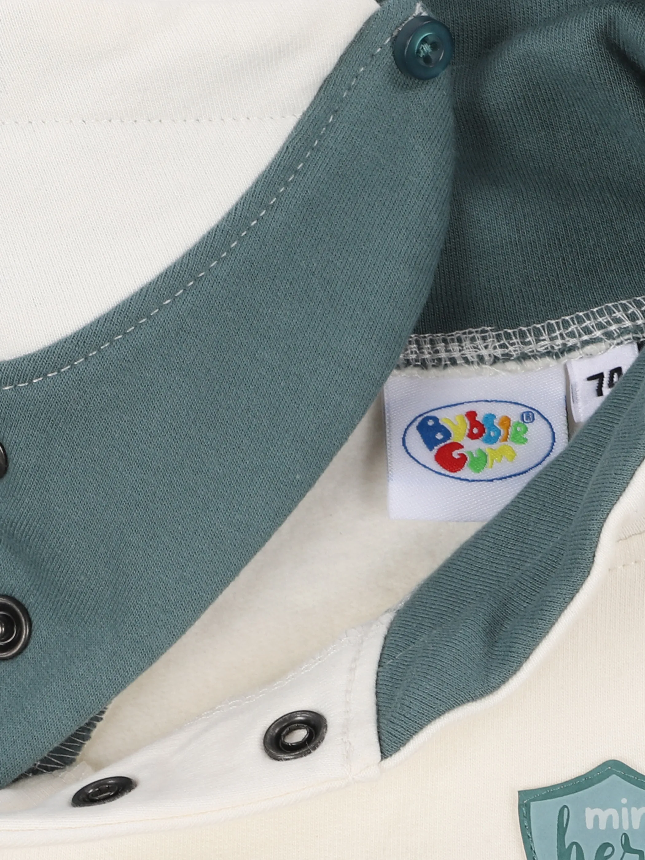 Bubble Gum BB Sweatshirt mit Schalkragen Blau 871255 BLUE 3 Bubble Gum BB Sweatshirt mit Schalkragen Blau 871255 BLUE 3