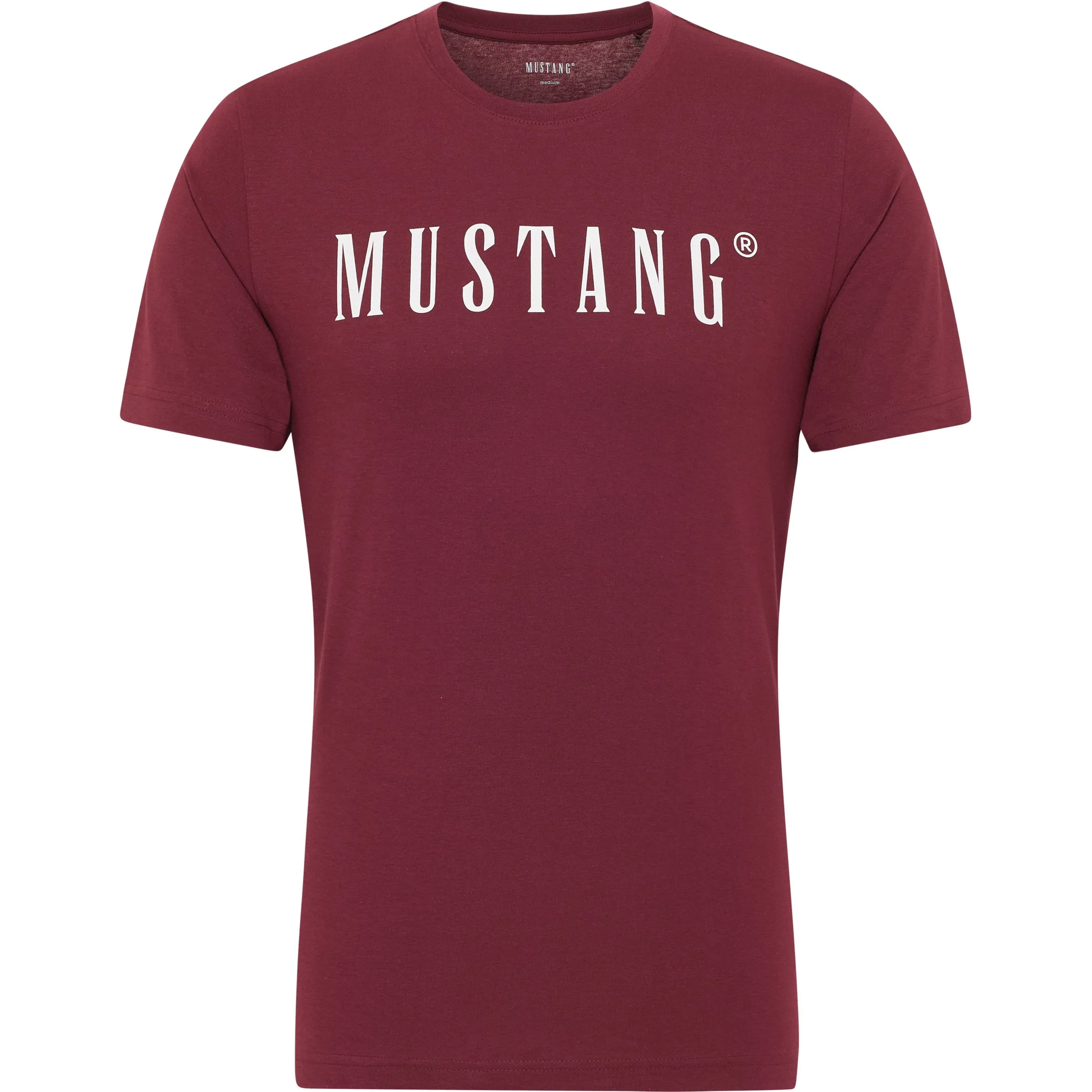 Mustang 1013221 STYLE ALEX C LOGO TEE Rot 874824 7184 1