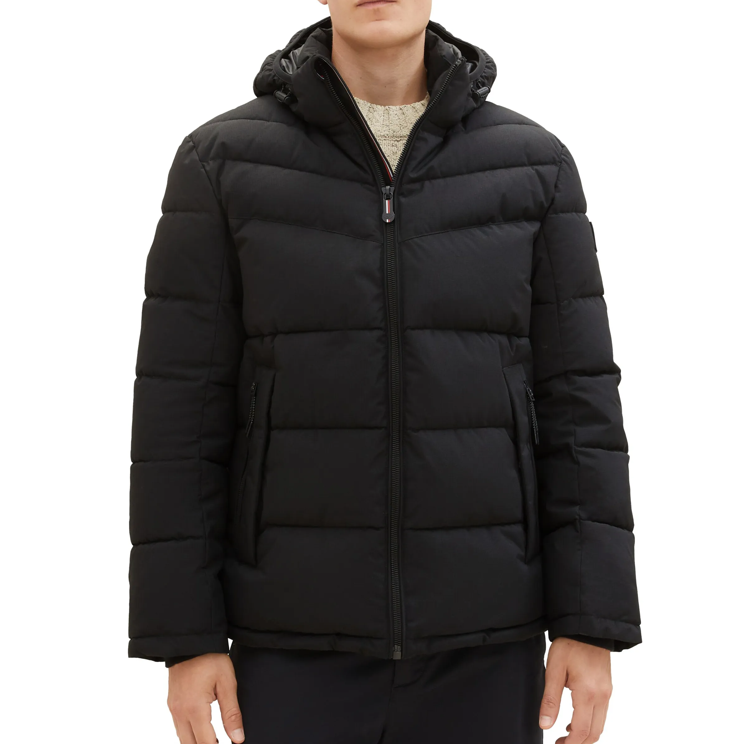 Tom Tailor 1037339 puffer jacket with hood Schwarz 884291 29999 3