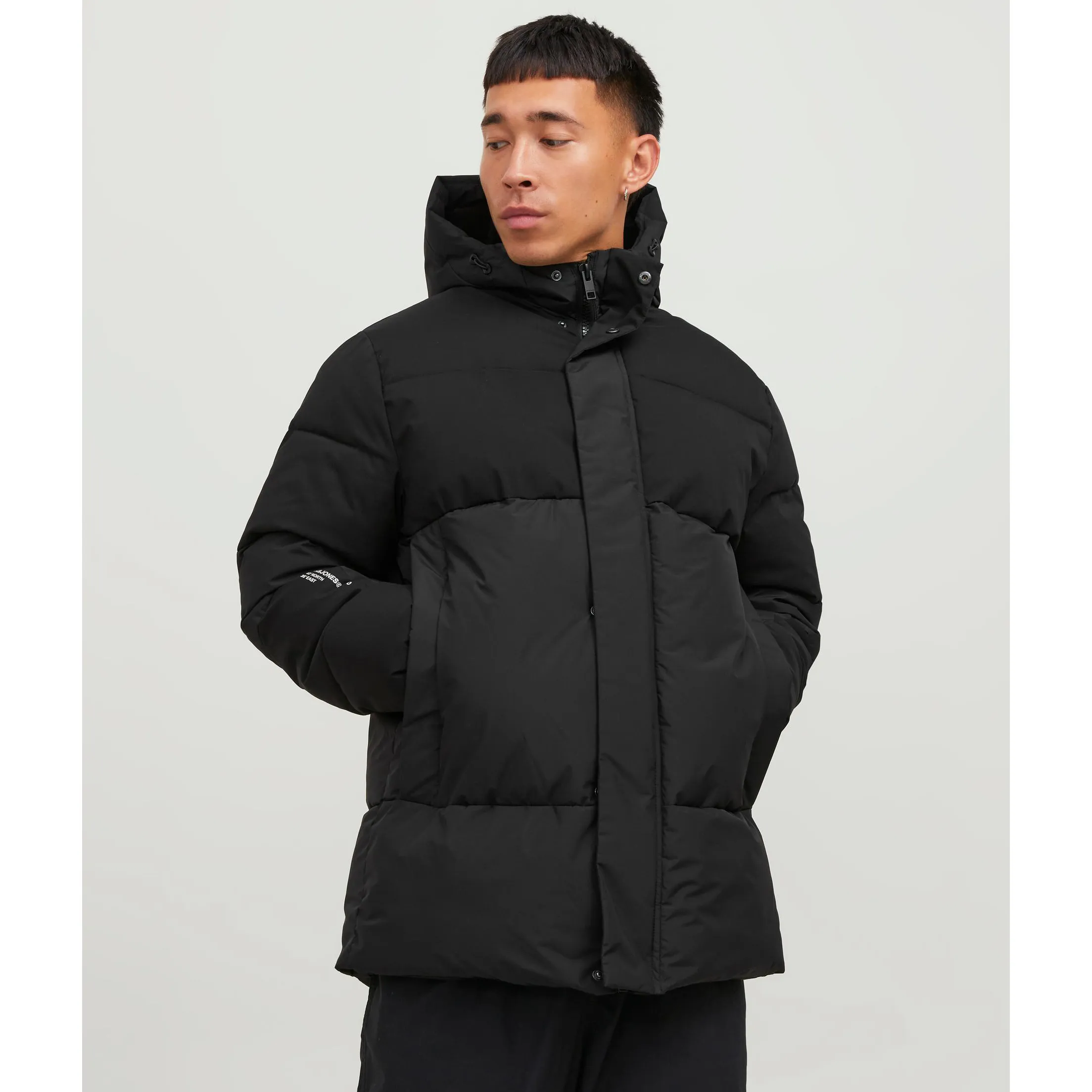 Jack Jones 12235870 JJEFORCE PUFFER SN Schwarz 878872 178012 3