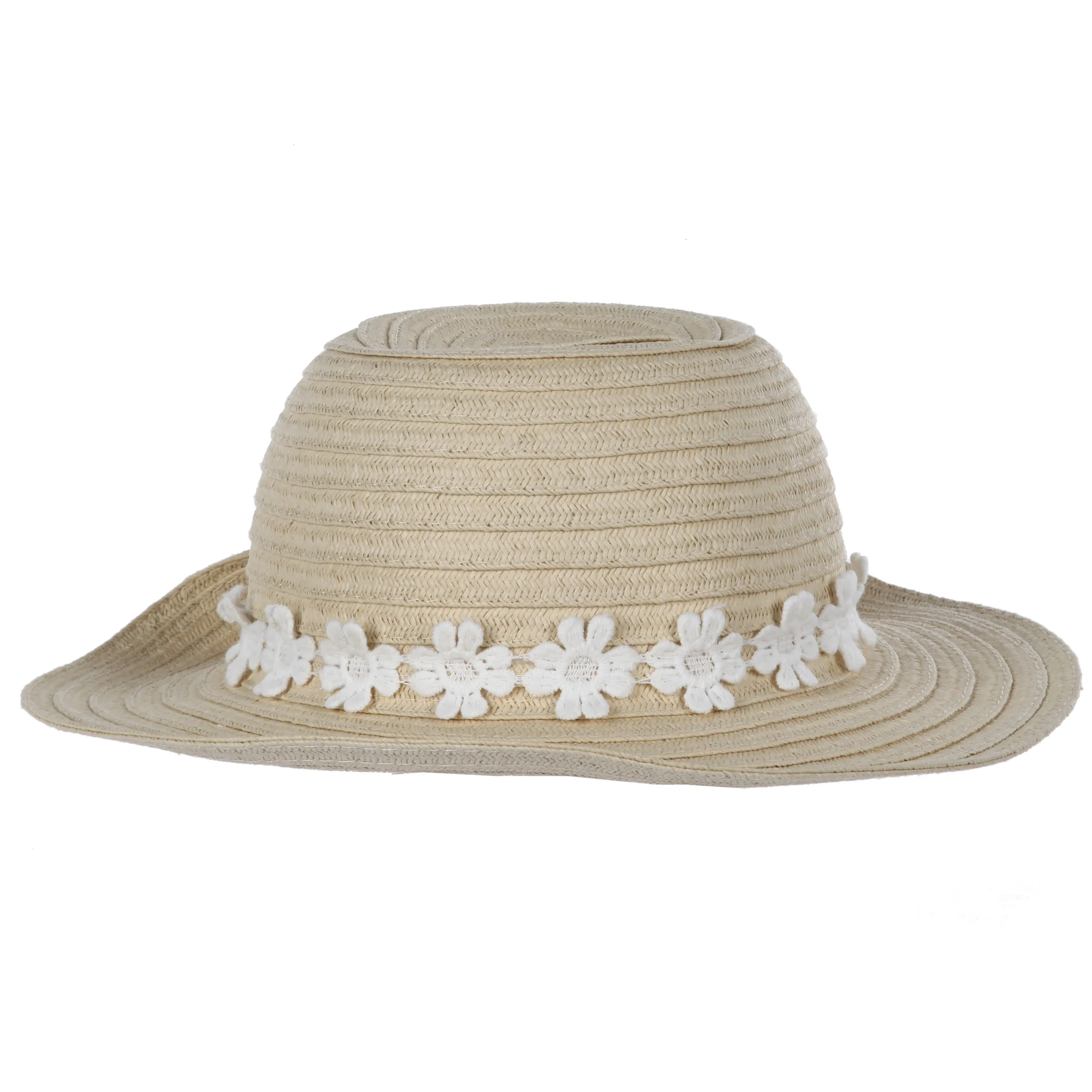 Stop + Go TG Strohhut beige+gestreifte Braun 853437 BEIGE 1 Stop + Go TG Strohhut beige+gestreifte Braun 853437 BEIGE 1