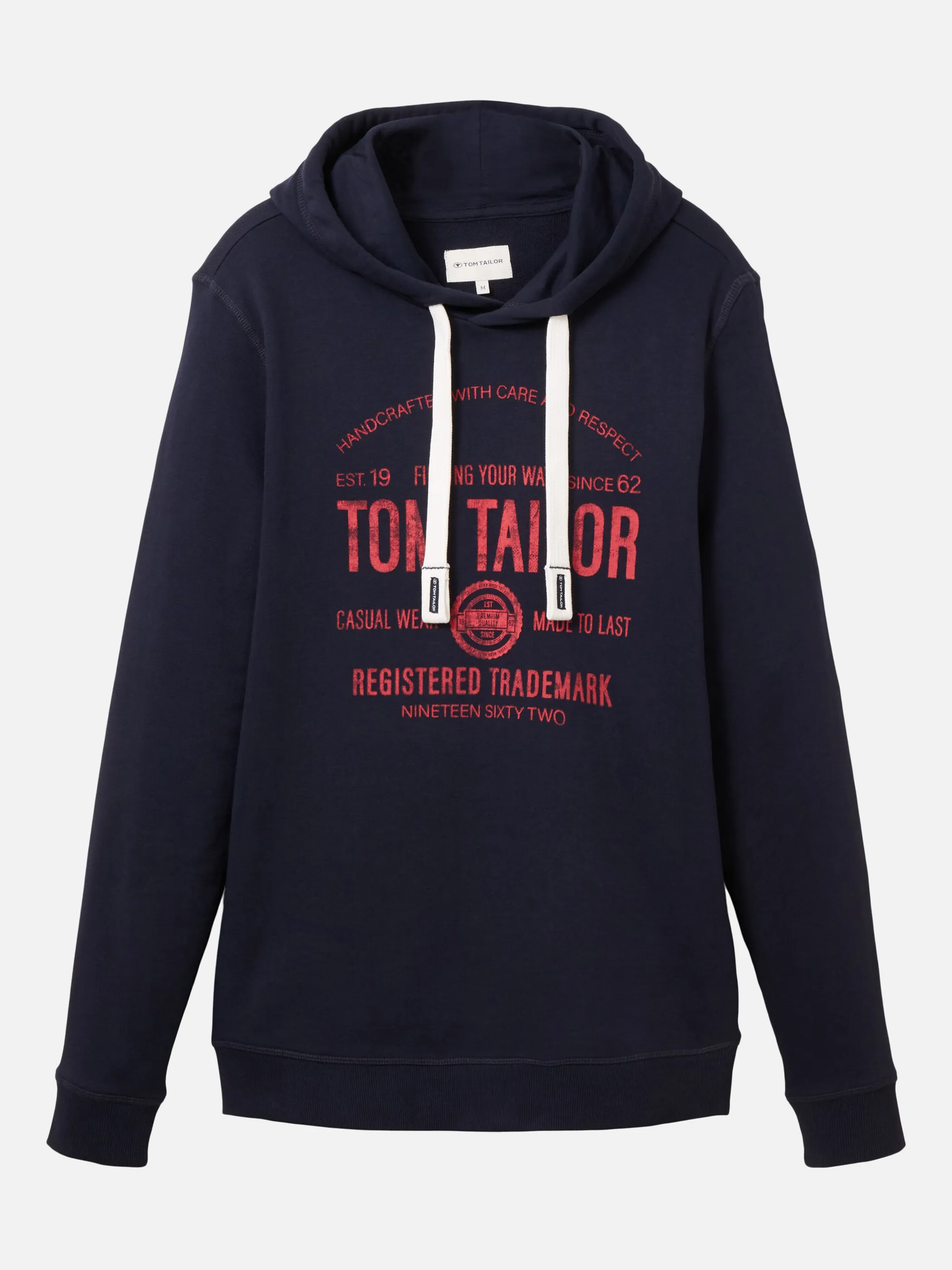 Tom Tailor 1038605 hoodie with print Blau 880532 10668 1