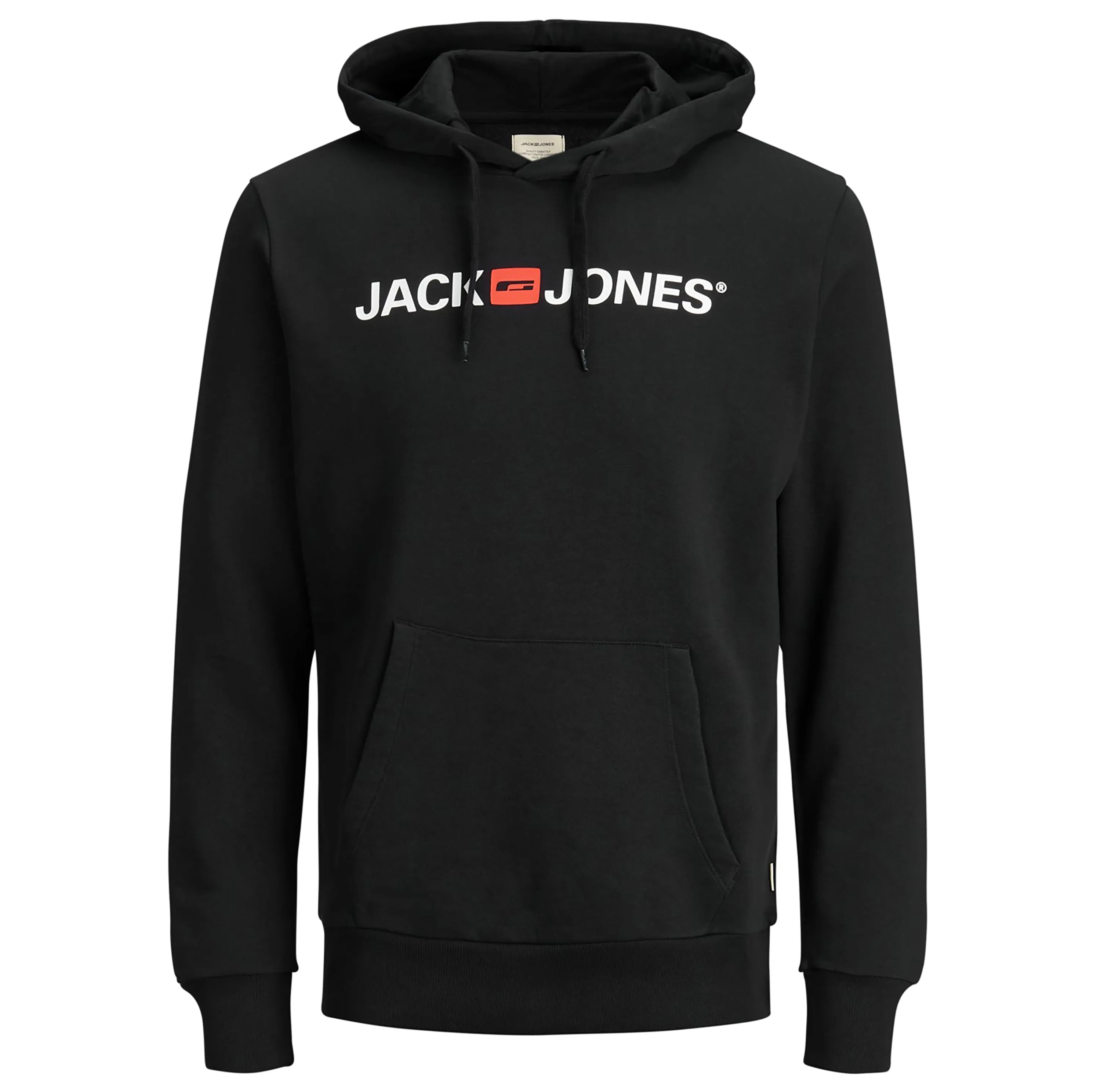 Jack Jones 12137054 JJECORP LOGO SWEAT HO Schwarz 805006 178012001 1