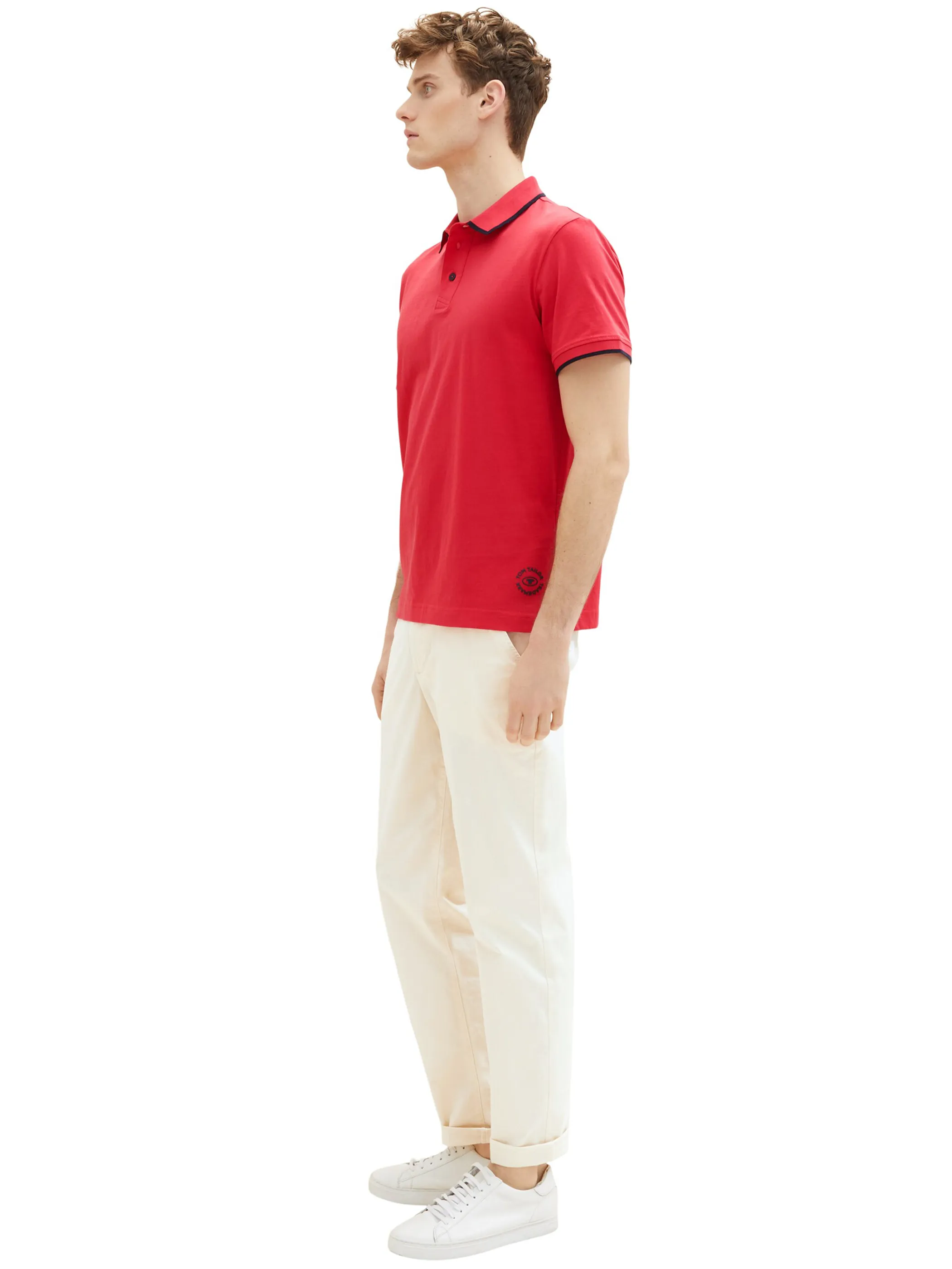 Tom Tailor 1036327 sportive jersey polo Rot 880547 31045 4