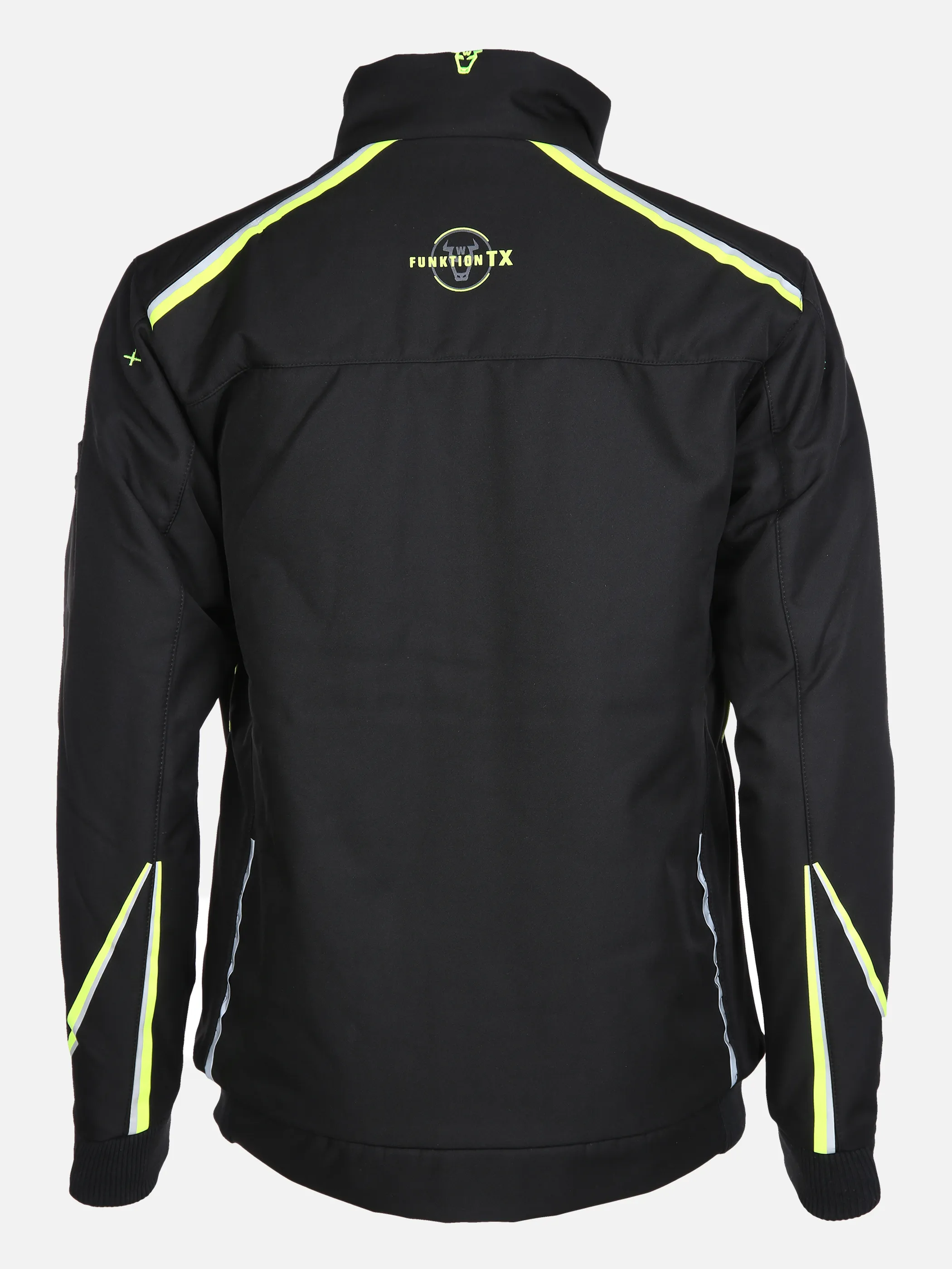 Worker He. Softshelljacke wattiert Neon Schwarz 853702 SCHWARZ 2