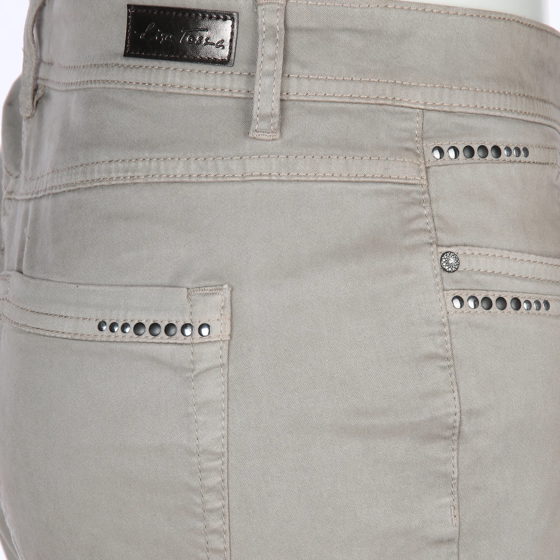 Lisa Tossa Da-Jeans slim fit m. Steinchen Braun 881474 TAUPE 4 Lisa Tossa Da-Jeans slim fit m. Steinchen Braun 881474 TAUPE 4