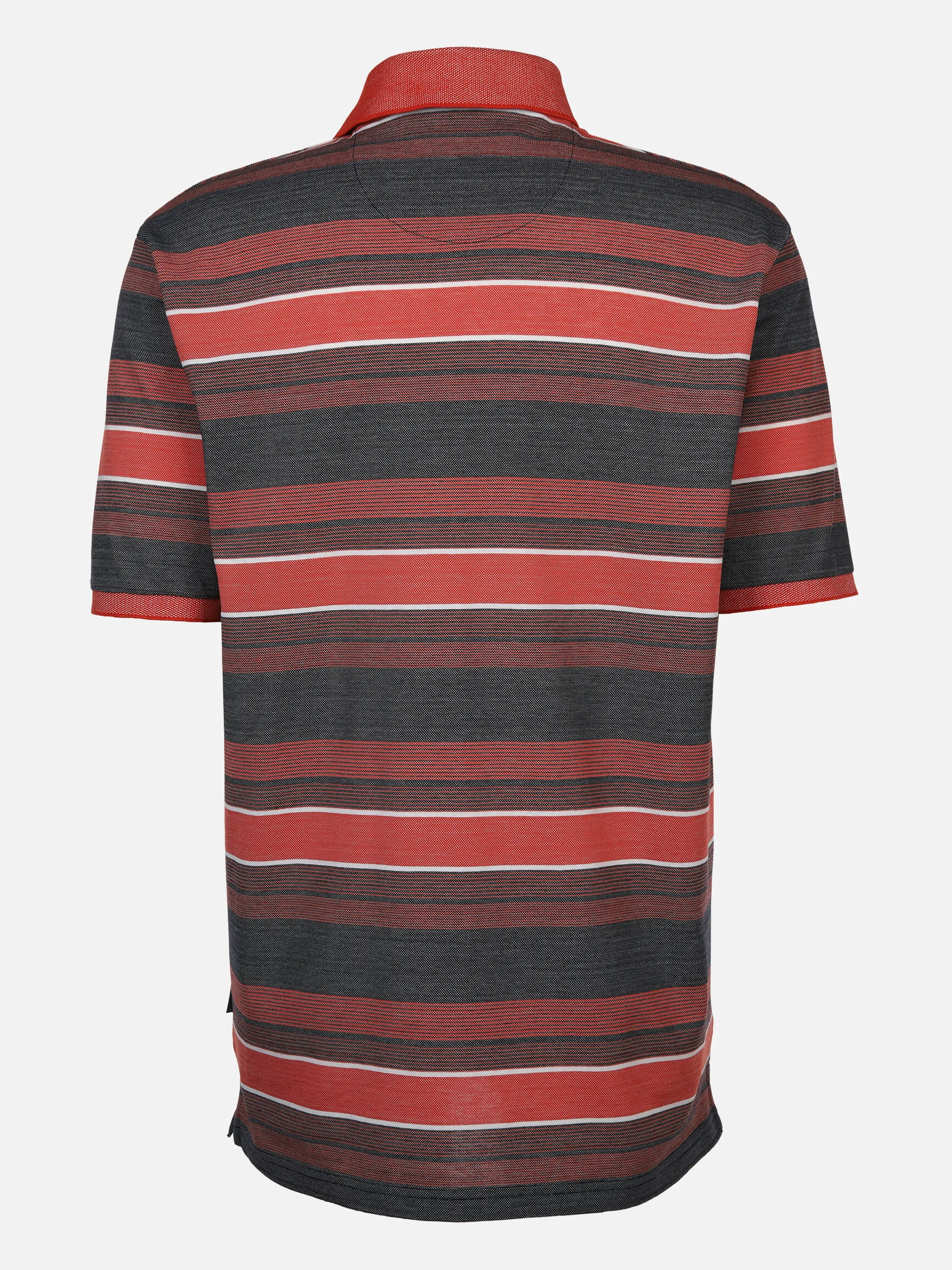 Jim Spencer He. Poloshirt 1/2 Arm Streifen melange Rot 881996 RED 2 Jim Spencer He. Poloshirt 1/2 Arm Streifen melange Rot 881996 RED 2