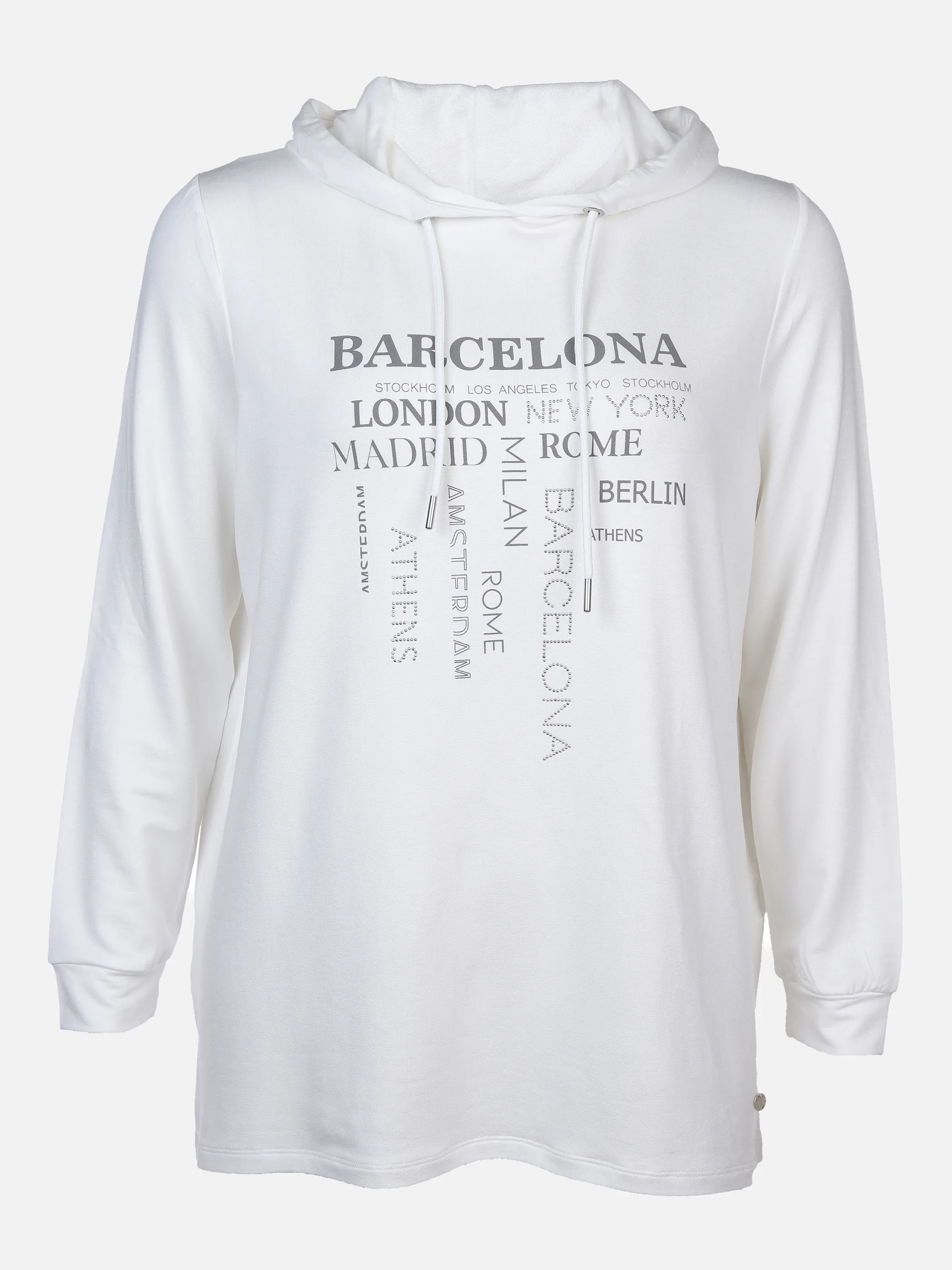 Sonja Blank Da.gr.Gr.Sweatshirt m. Kapuze Weiß 865265 ECRU 1 Sonja Blank Da.gr.Gr.Sweatshirt m. Kapuze Weiß 865265 ECRU 1