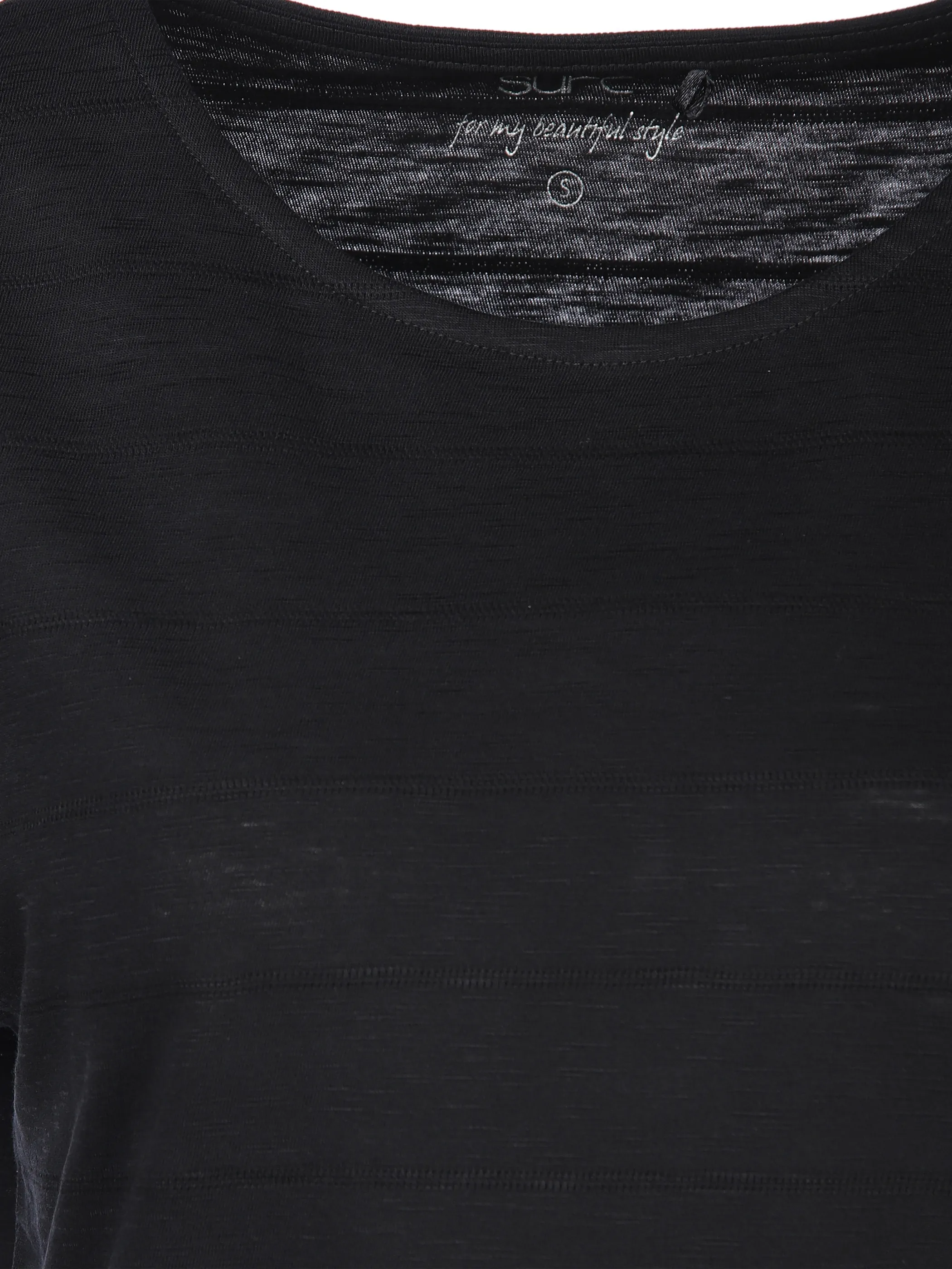 Sure Da-Struktur-T-Shirt Schwarz 889316 BLACK 3