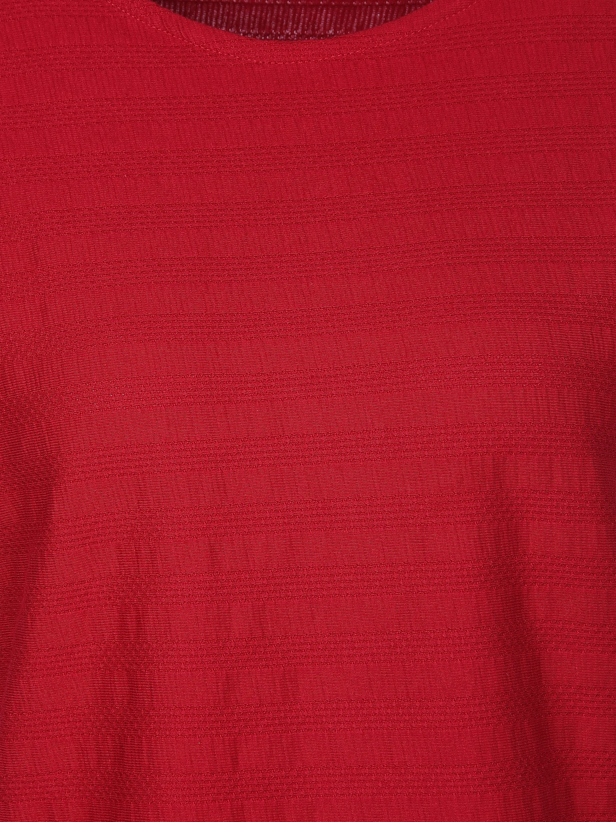 Sure Da-Jacquard T-Shirt Rot 908536 RED 3