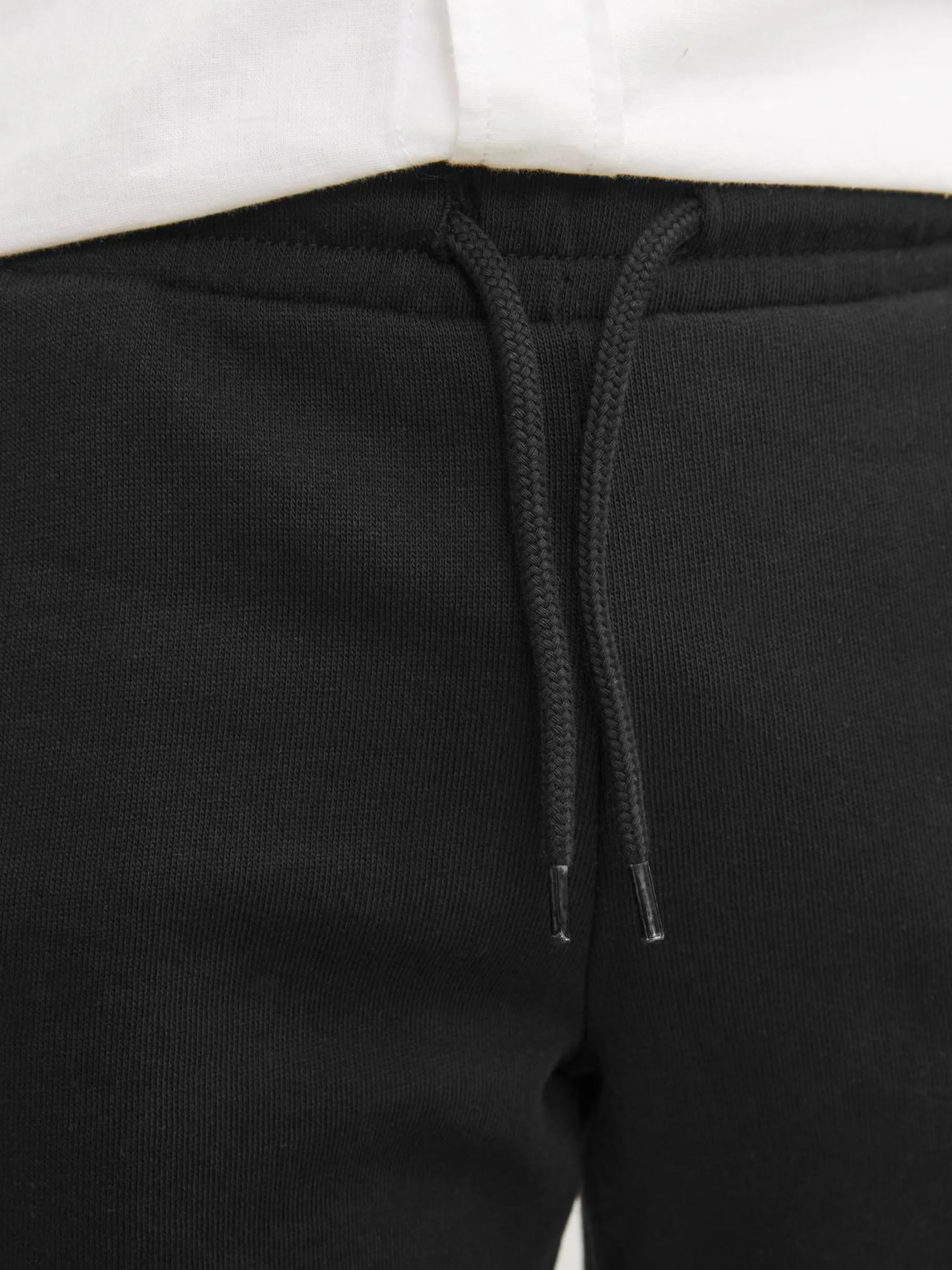 Jack&Jones Junior 12249966 JPSTSWIFT SWEAT SHORT Schwarz 907663 178012 4