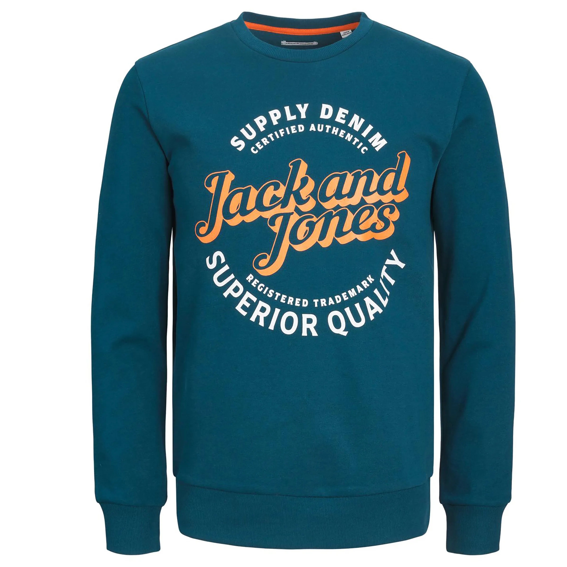 Jack Jones 12236177 JJMIKK SWEAT CREW NEC Blau 880380 259195001 1