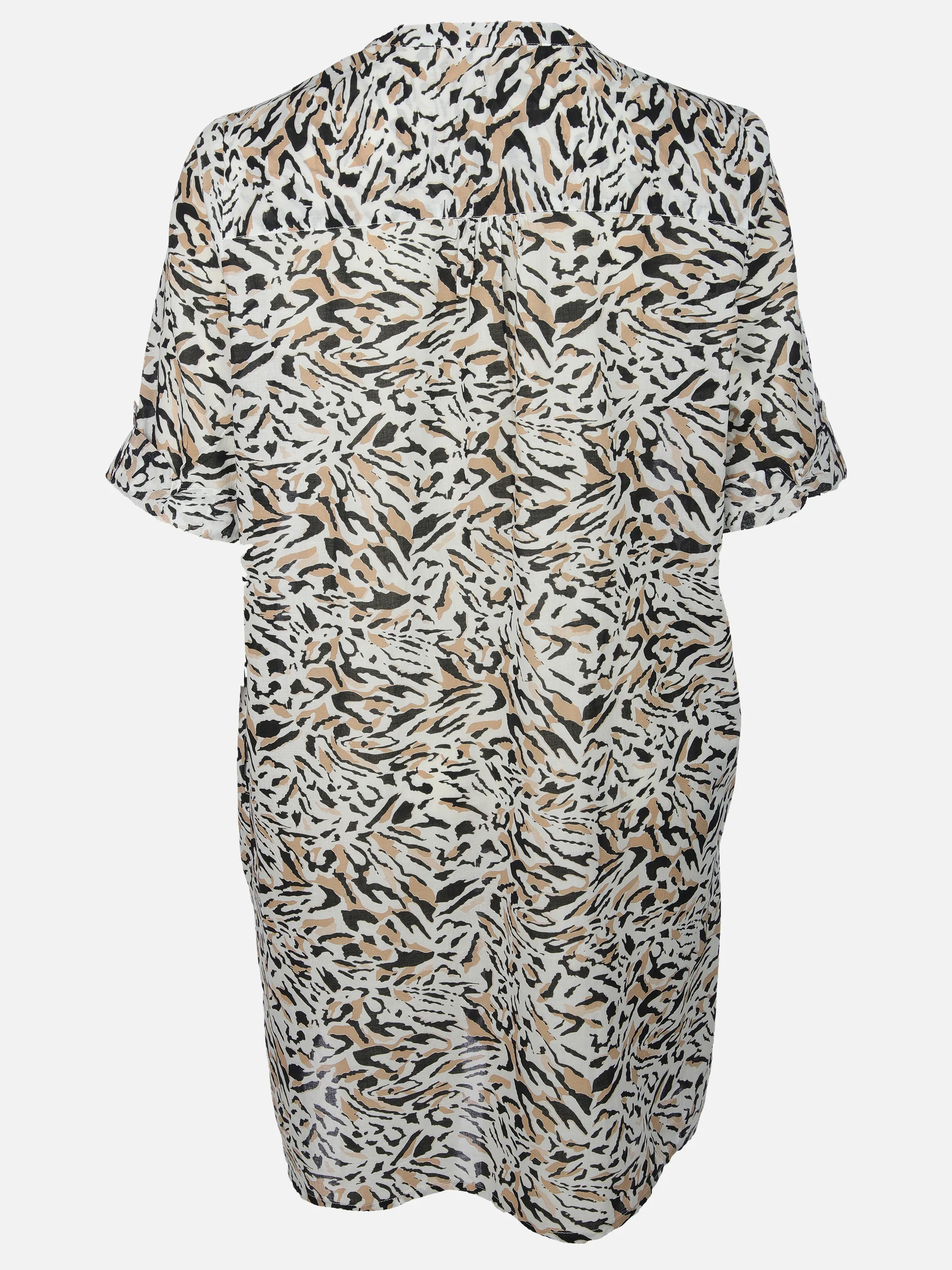 Sonja Blank Da-gr.Gr. Tunika-Kleid 3/4 Arm Beige 905648 LEO 2