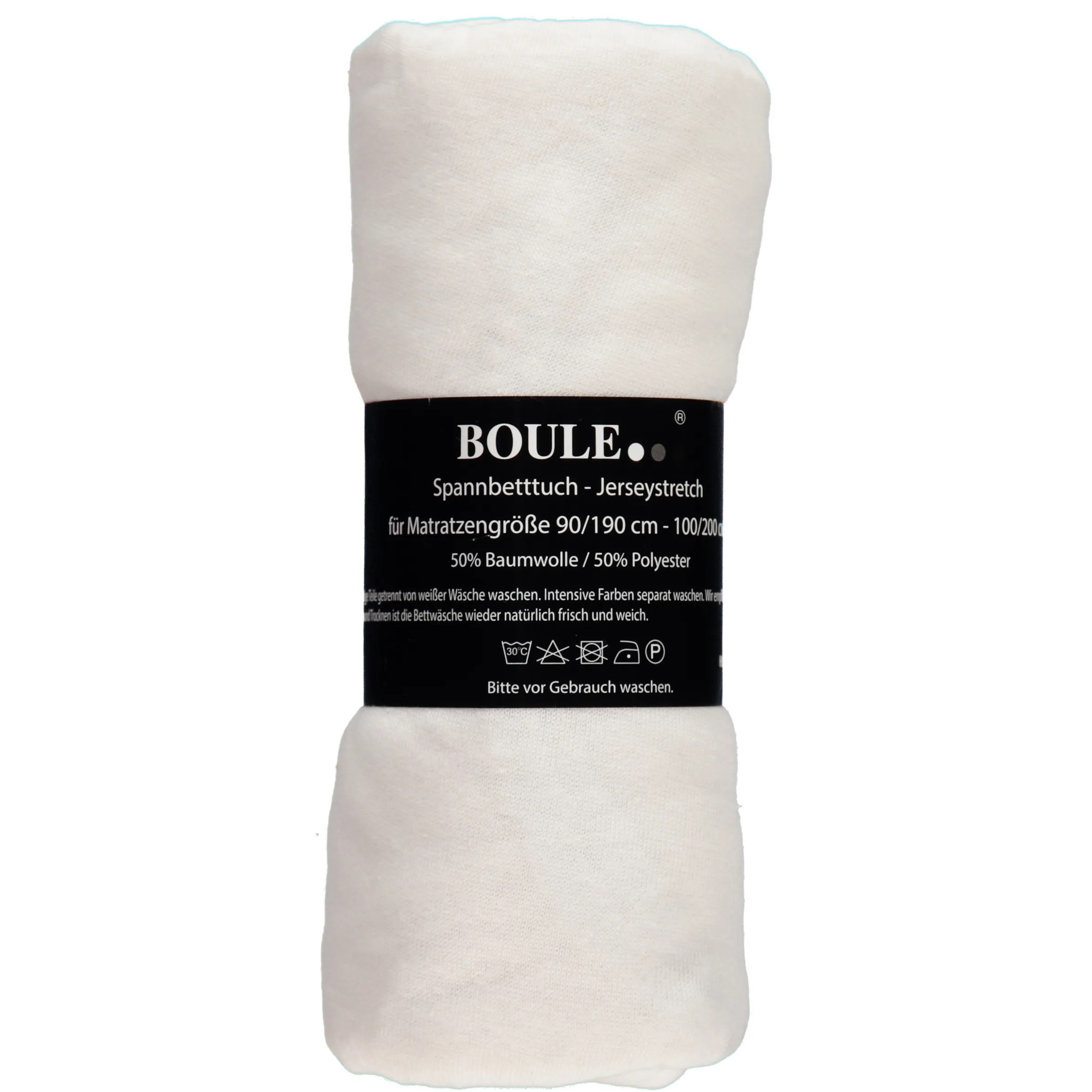 Boule Spannbetttuch Jersey Weiß 805508 WEIß 1 Boule Spannbetttuch Jersey Weiß 805508 WEIß 1