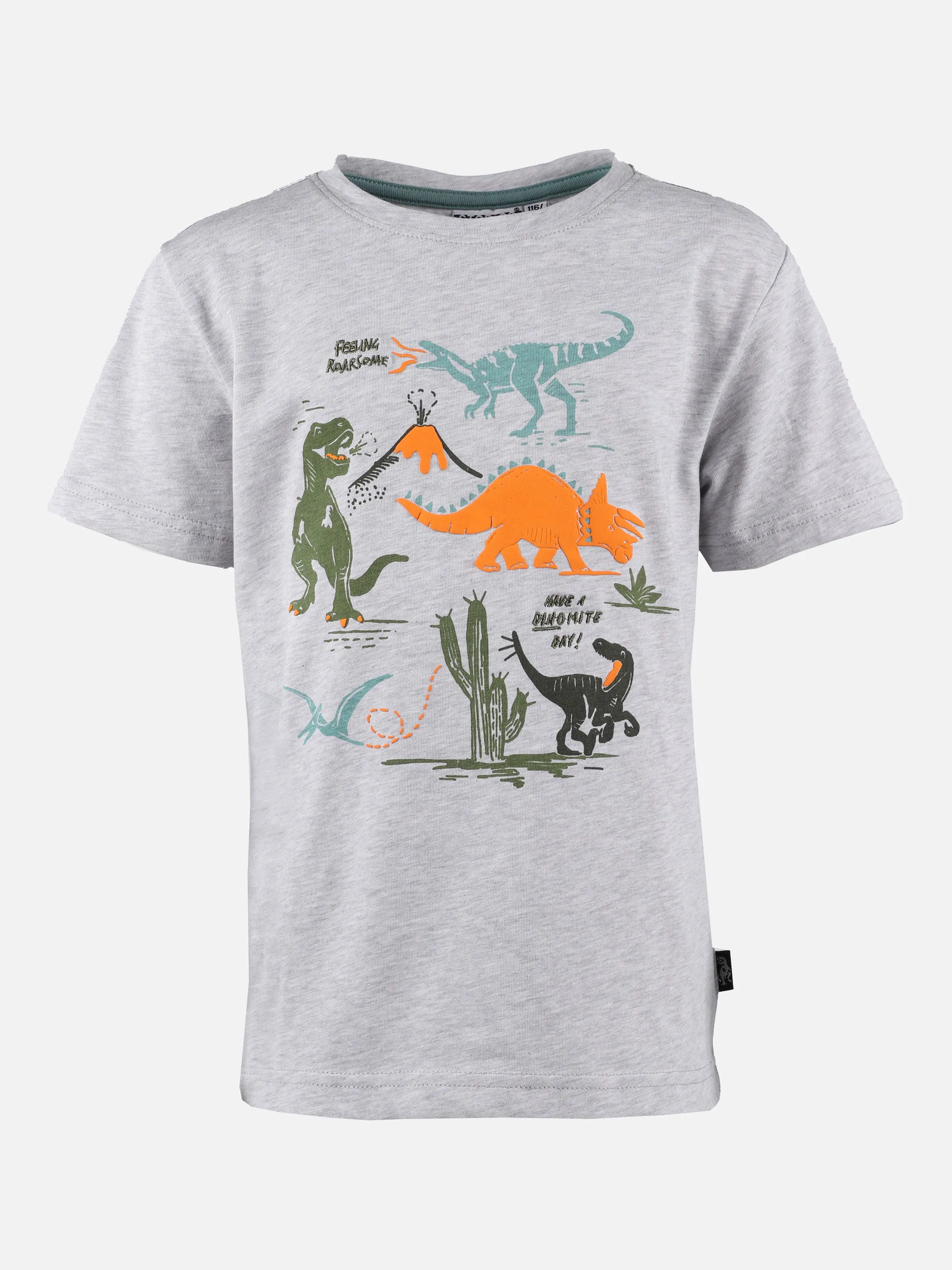 Stop + Go MB Shirt in grau mel. + d.blau Grau 868306 GRAU 1 Stop + Go MB Shirt in grau mel. + d.blau Grau 868306 GRAU 1