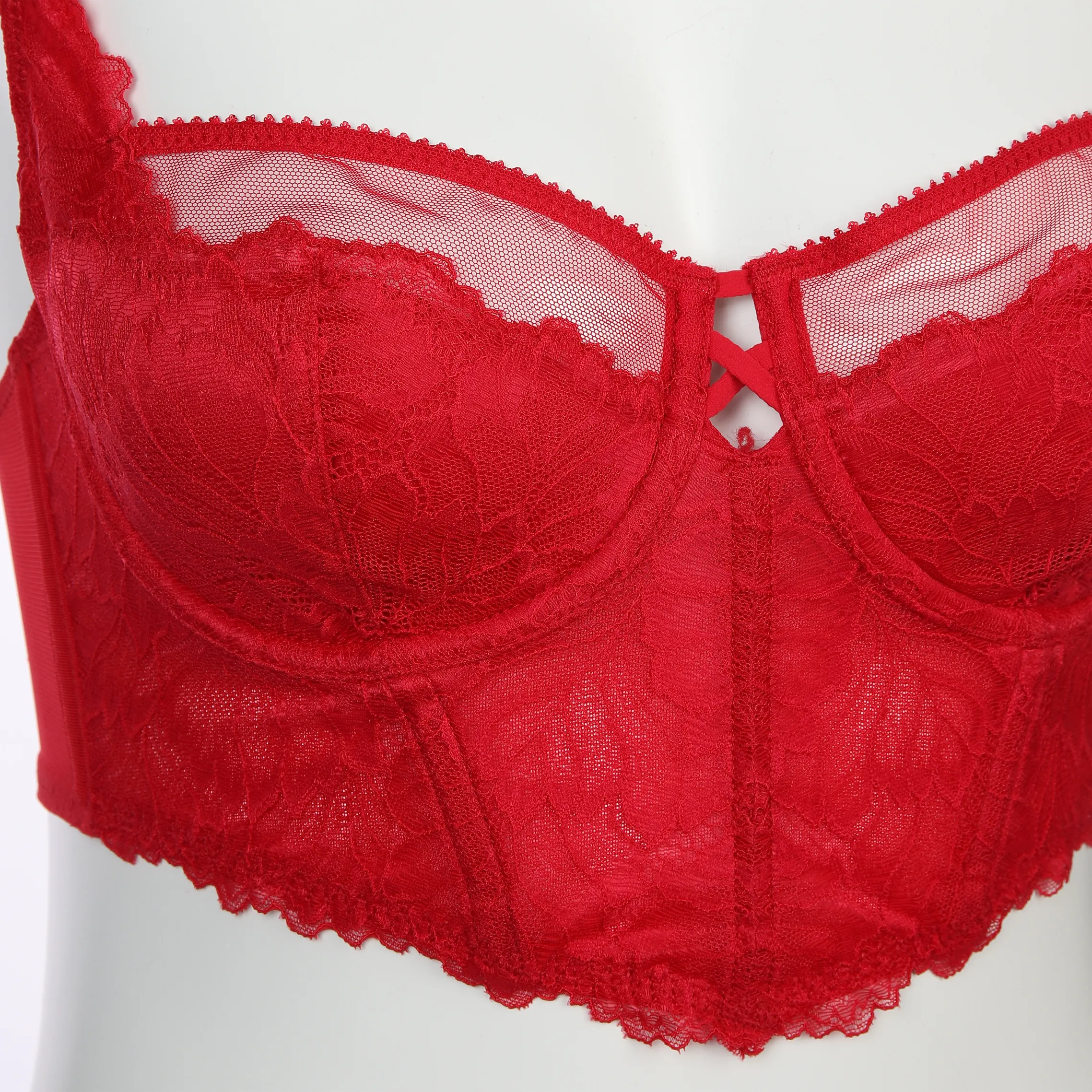 Dorina Da Bustier Esme mit Spitze Rot 885868 ROT 3