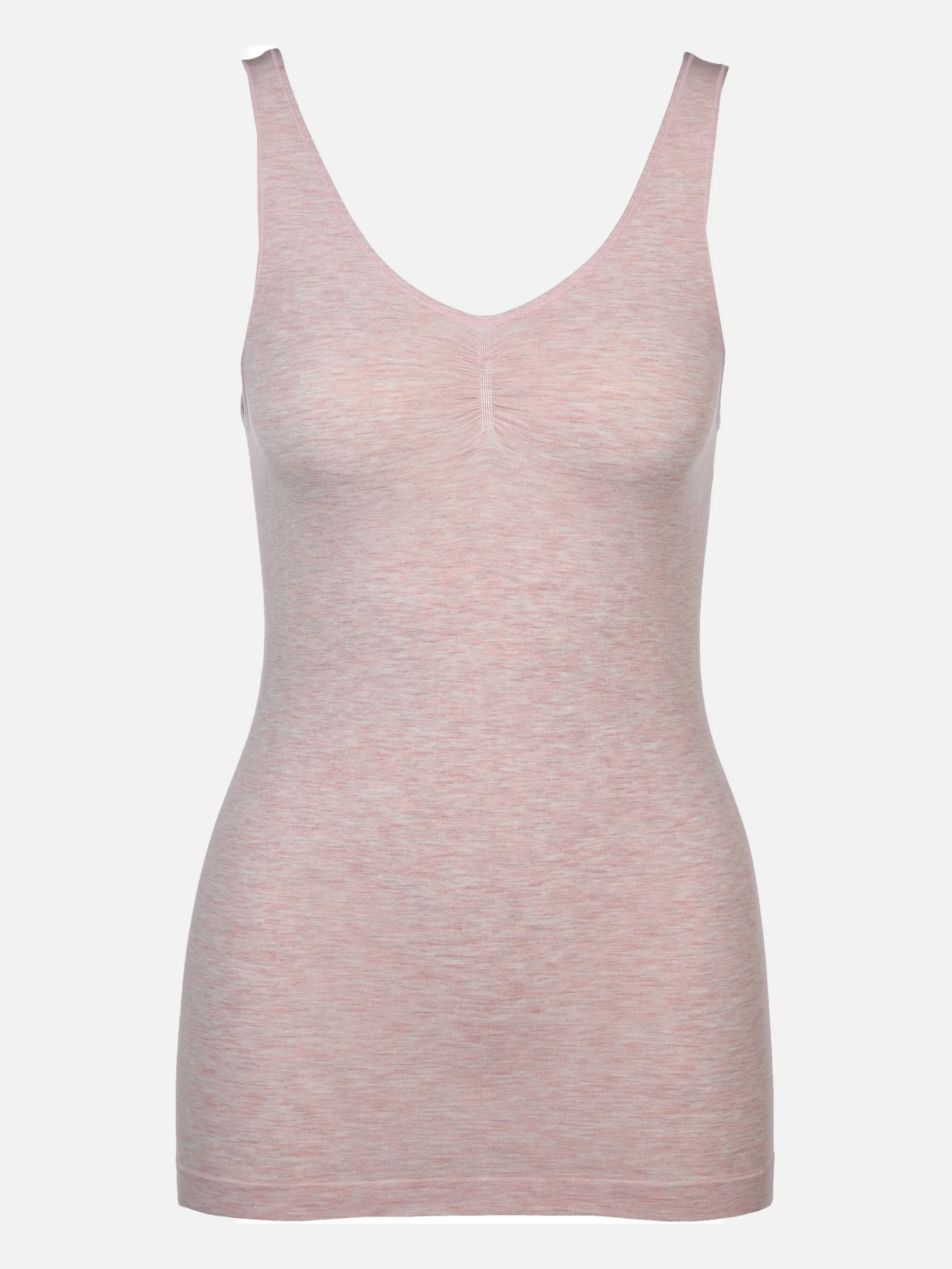 Da. Hemd seamless melange Rosa 879464 ROSE 1