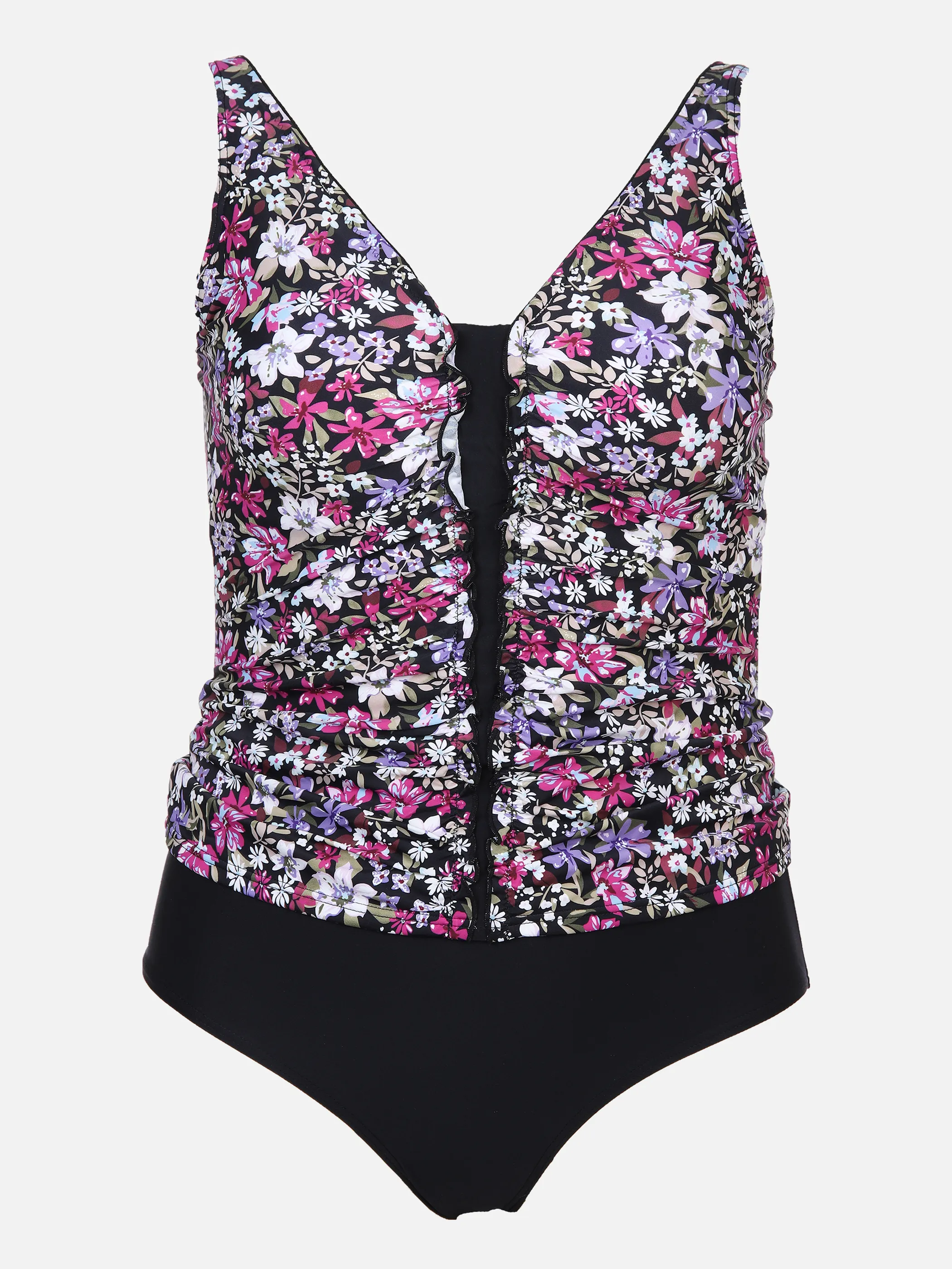 Sonja Blank Da-Gr. Größne Tankini Blau 851136 BLUE/ROSE 1 Sonja Blank Da-Gr. Größne Tankini Blau 851136 BLUE/ROSE 1