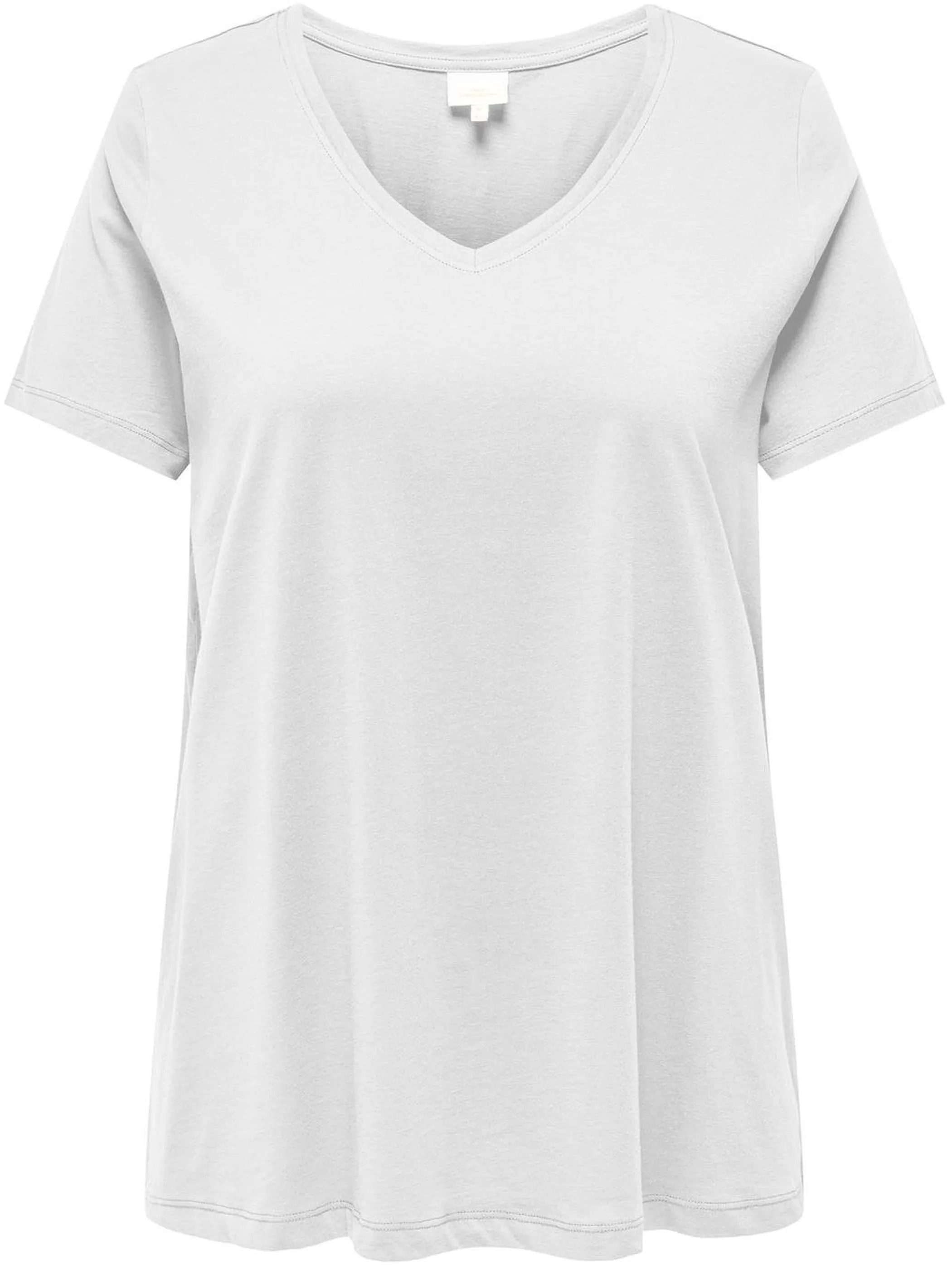 Only Carmakoma 15322776 CARBONNIE LIFE S/S V Weiß 891245 177991 1