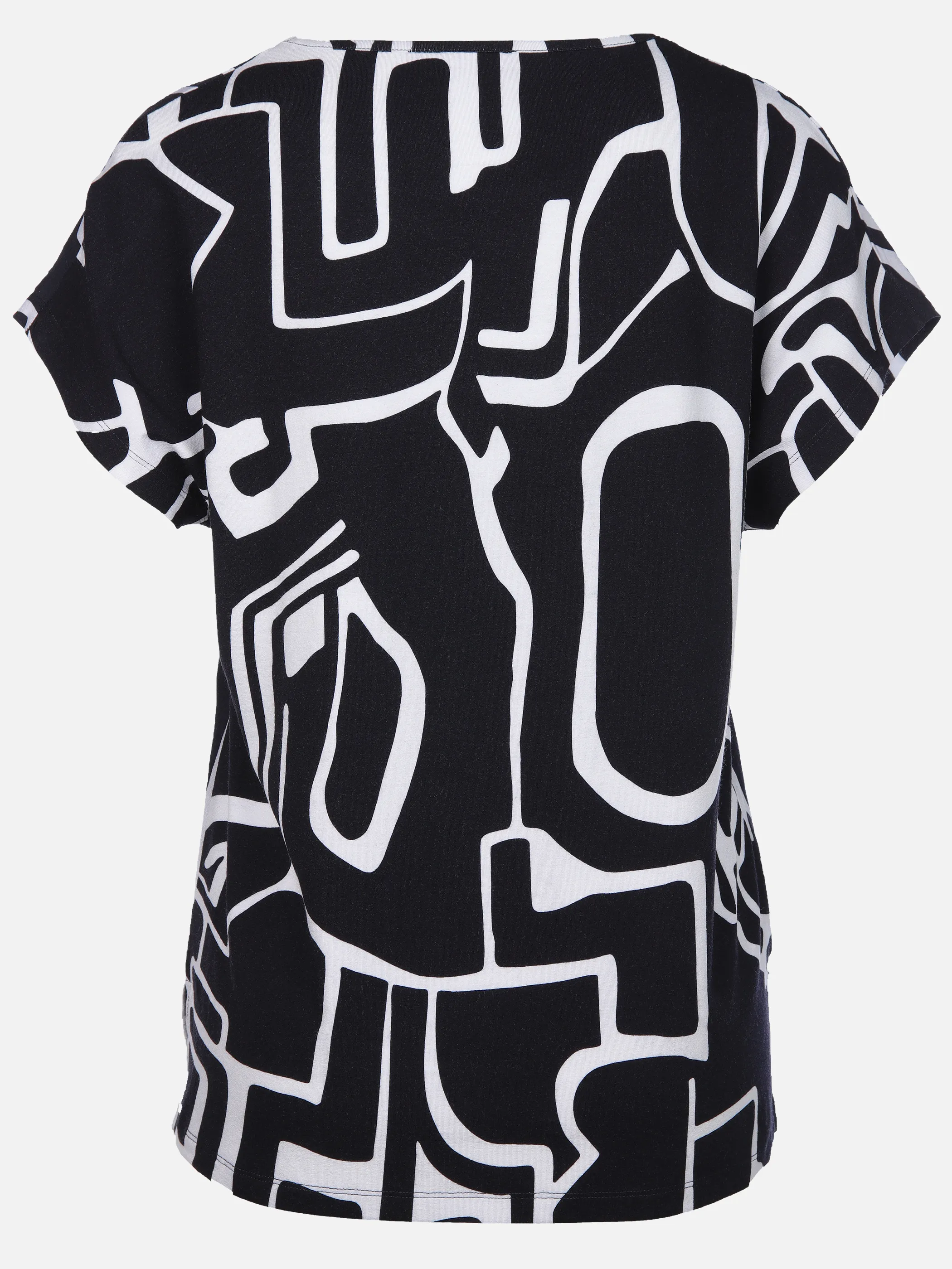 Lisa Tossa Da-Materialmix-Shirt Marine 915307 MARINE 2