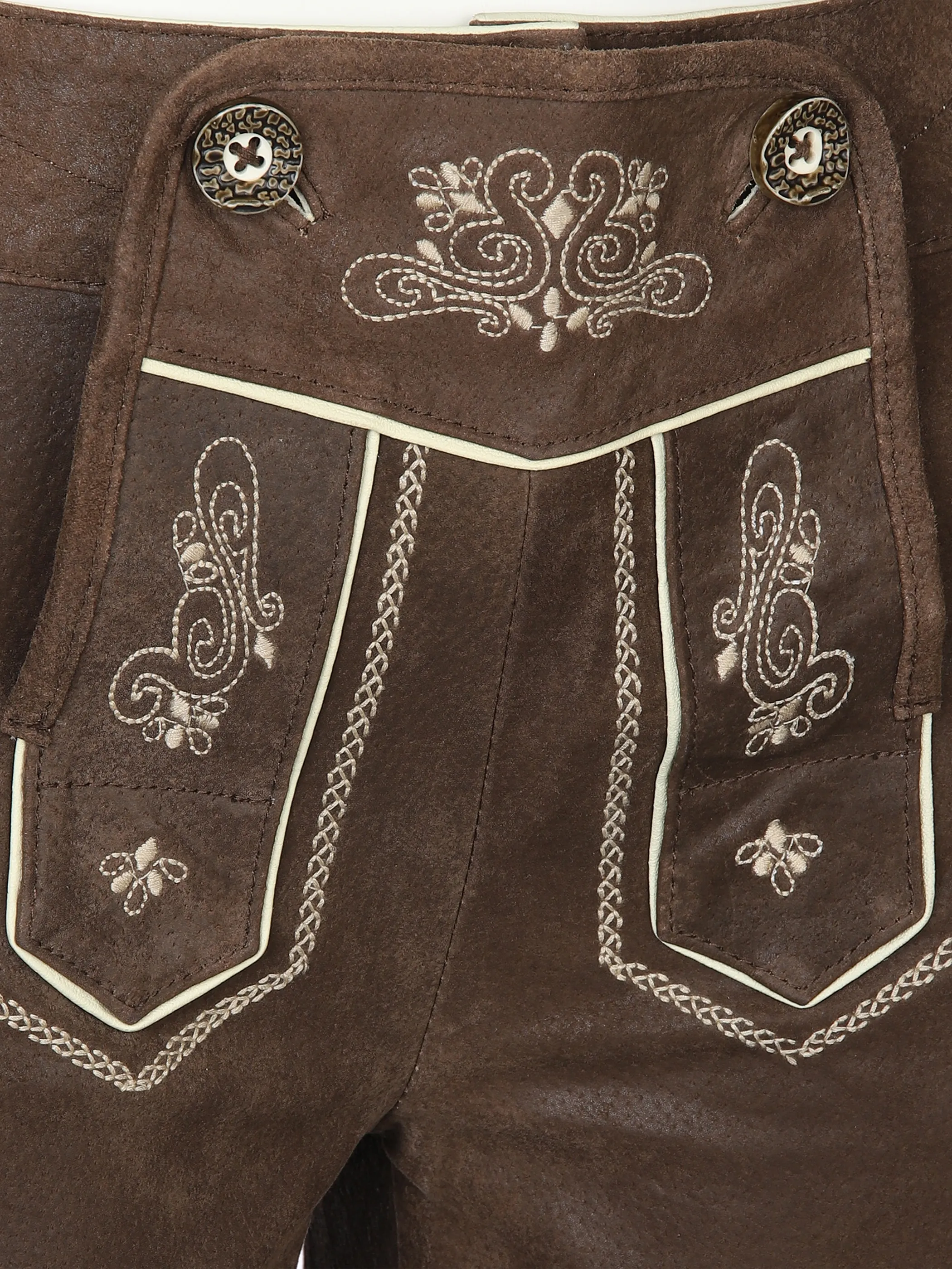 Brandl Tracht Da-Lederhose, Tracht in 3/4 Lä Braun 881821 BRAUN 4