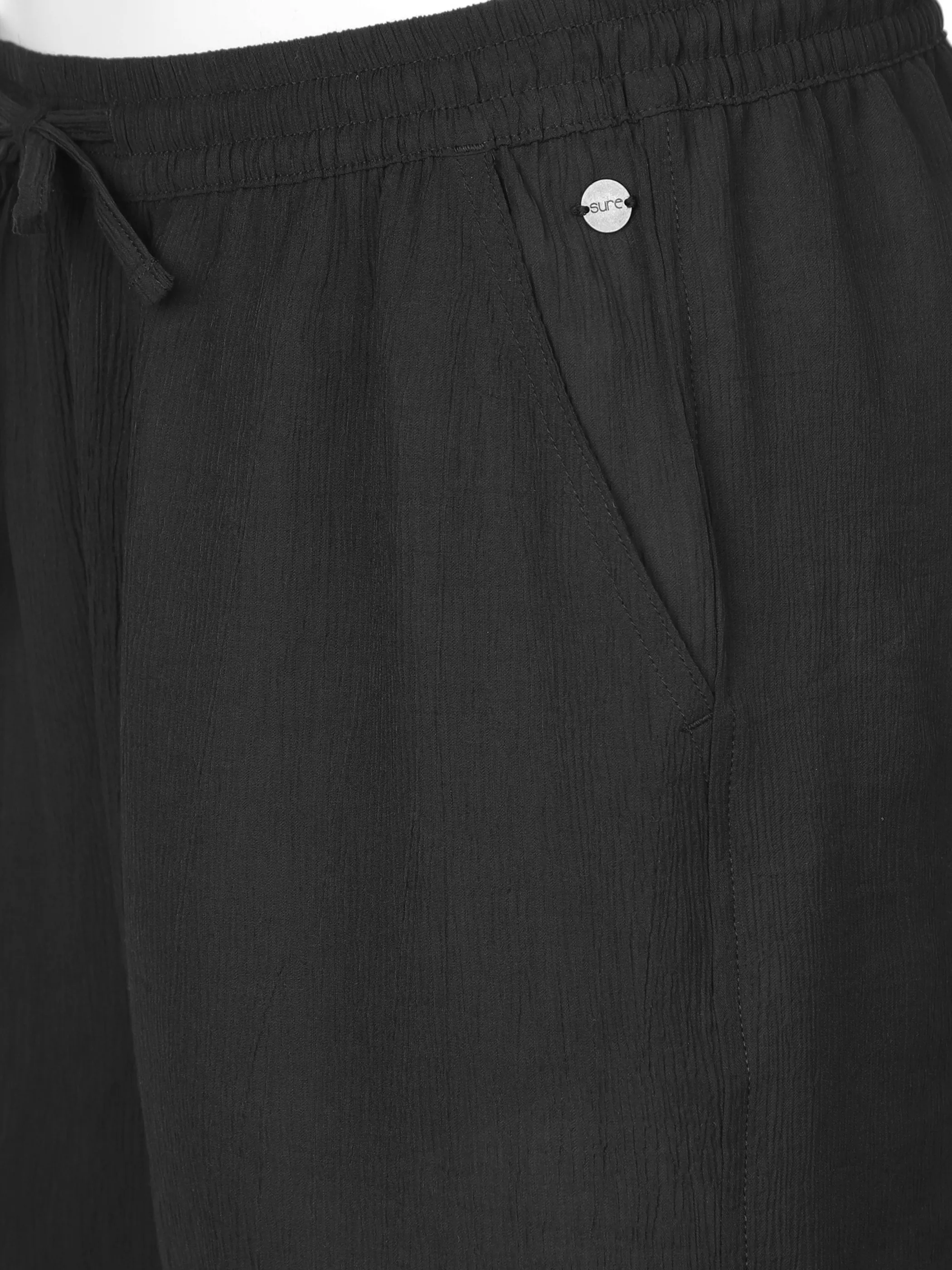 Sure Da-Knittershorts m. Bindeband Schwarz 875226 SCHWARZ 3 Sure Da-Knittershorts m. Bindeband Schwarz 875226 SCHWARZ 3