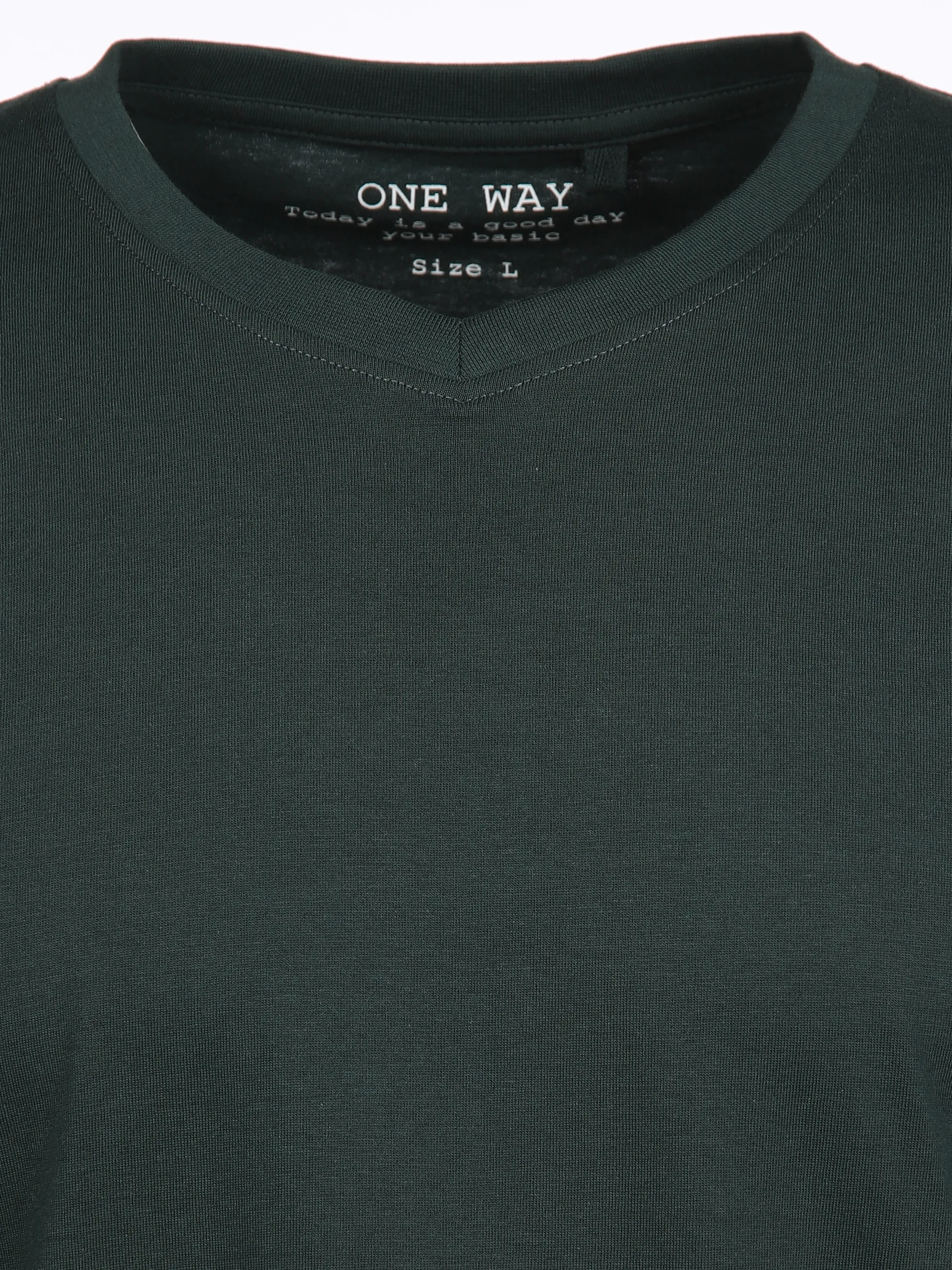 One Way YF-He T-Shirt, Basic Grün 889443 19-5406TCX 3