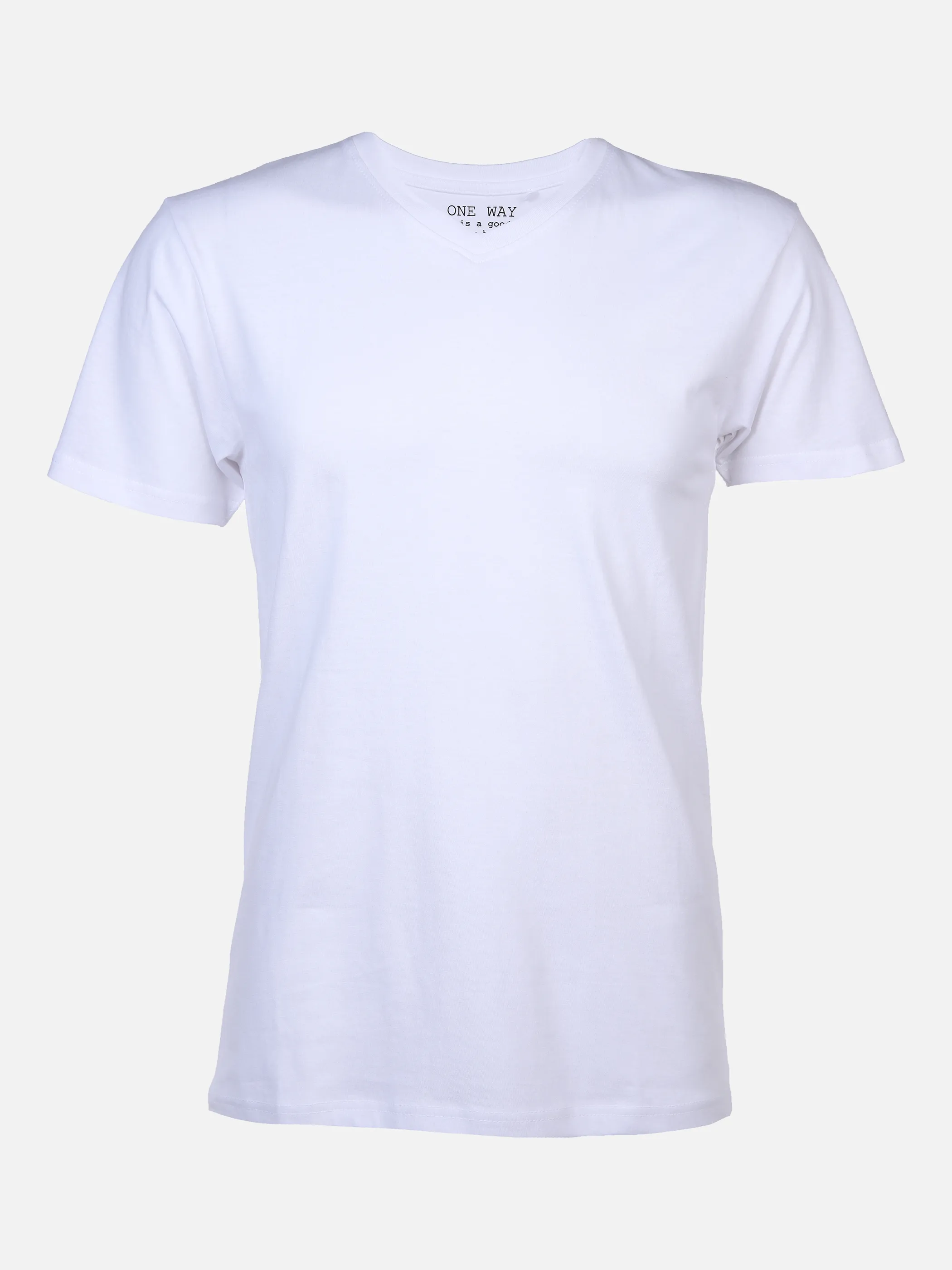 One Way YF-He-Shirt 1/2 Arm V-Basic Weiß 782243 WHITE 1
