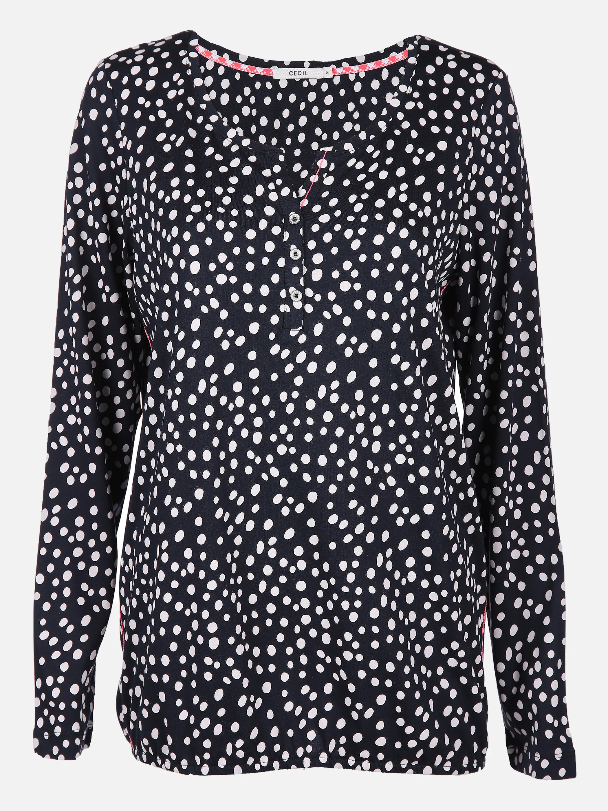 Cecil B315608 EOS_Dot Tunic Shirt Blau 846491 20128 1